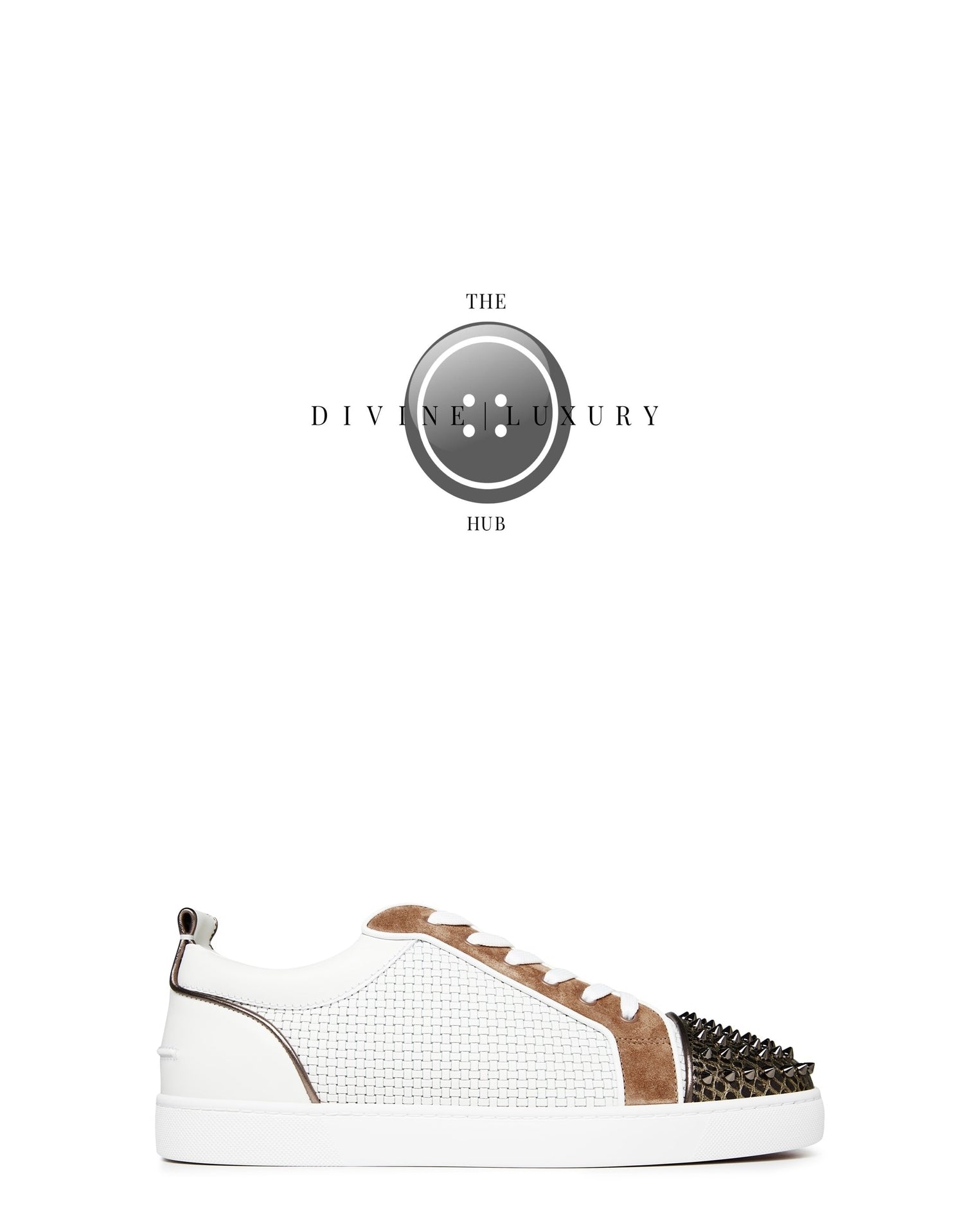 LUXURY HUB CHRISTIAN LOUBOUTIN LOUIS SPIKES SNEAKERS