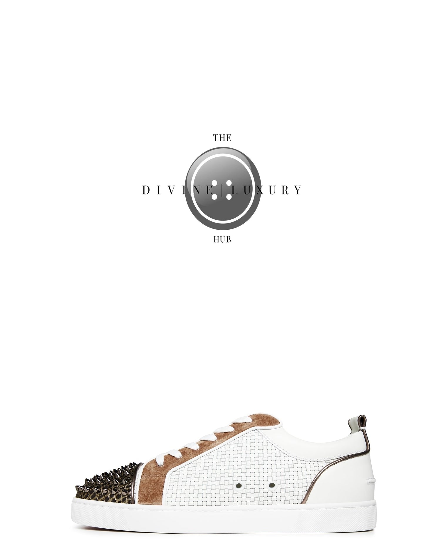 LUXURY HUB CHRISTIAN LOUBOUTIN LOUIS SPIKES SNEAKERS