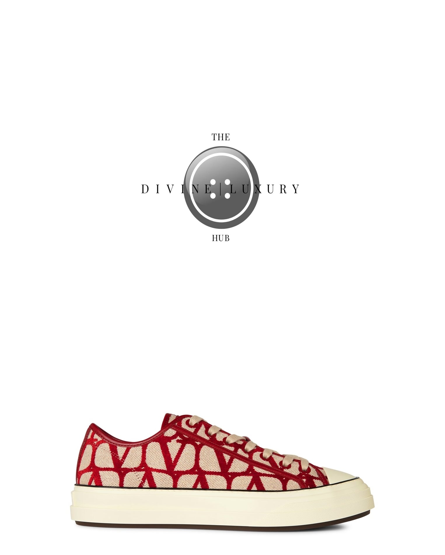 LUXURY HUB VALENTINO GARAVANI ICONOGRAPHIE LOW TOP TRAINERS