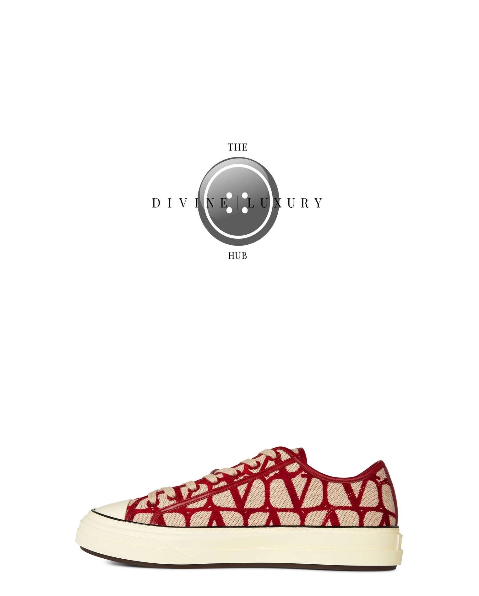 LUXURY HUB VALENTINO GARAVANI ICONOGRAPHIE LOW TOP TRAINERS