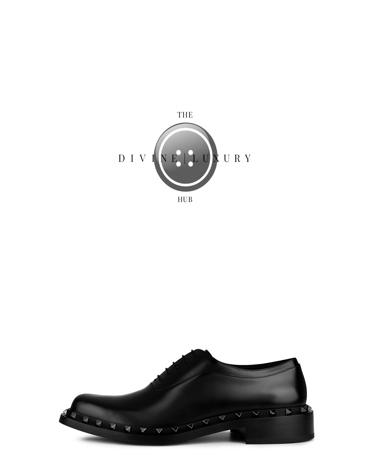 LUXURY HUB VALENTINO GARAVANI VALENTINO DERBY ROCKSTUD SHOES