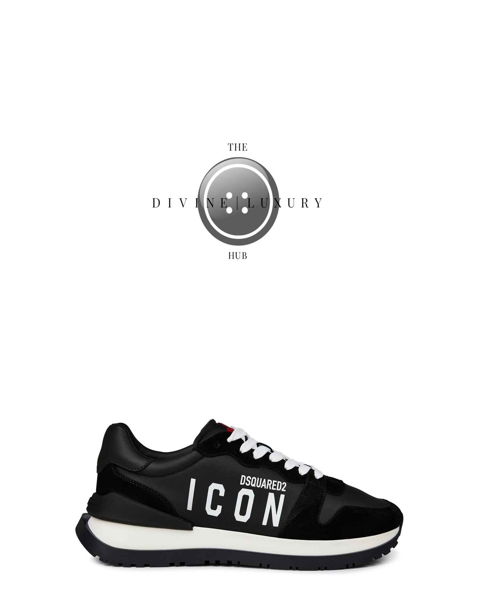 LUXURY HUB DSQUARED2 ICON RUNNER TRAINERS