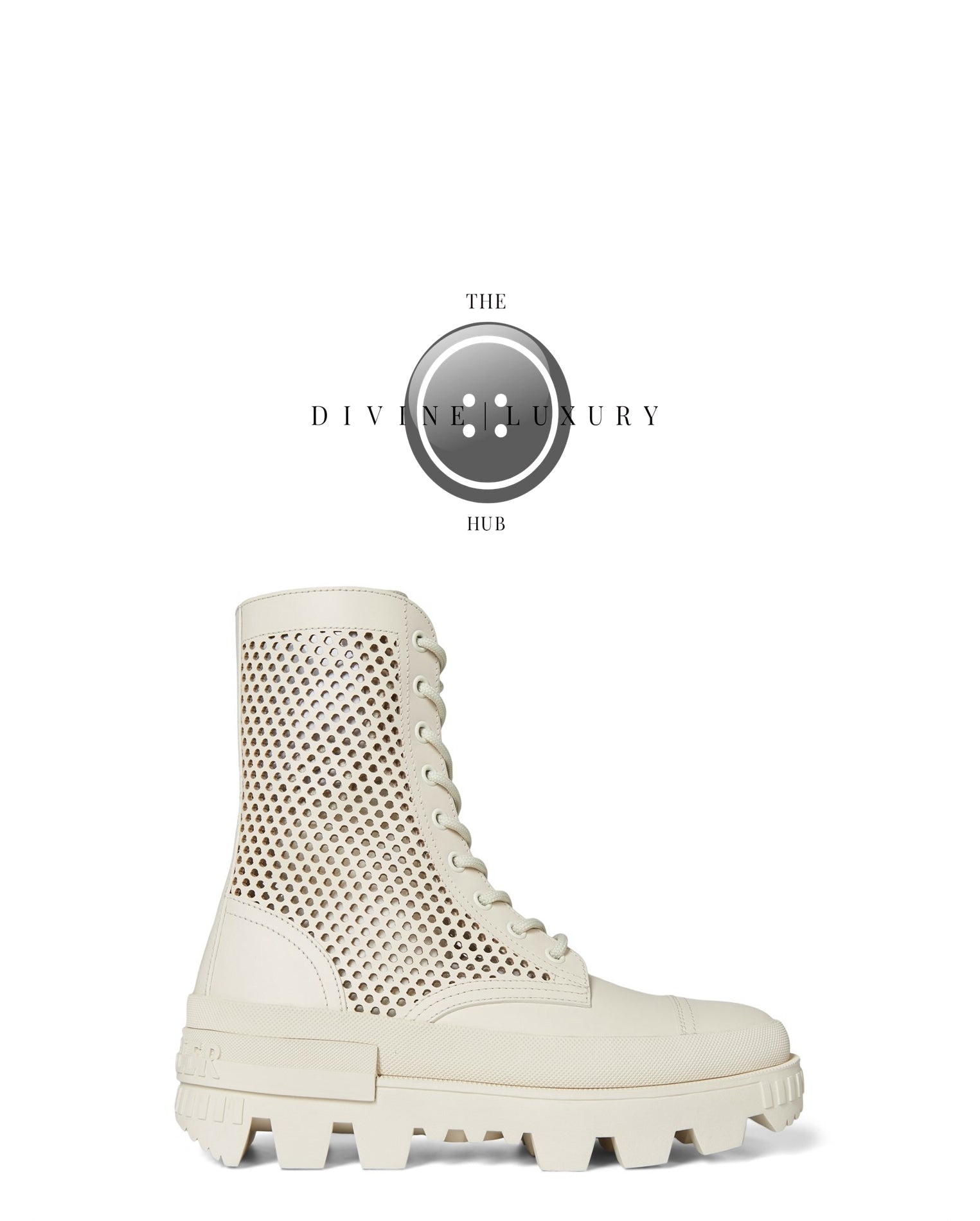 LUXURY HUB MONCLER CARINNE LACE UP BOOTS