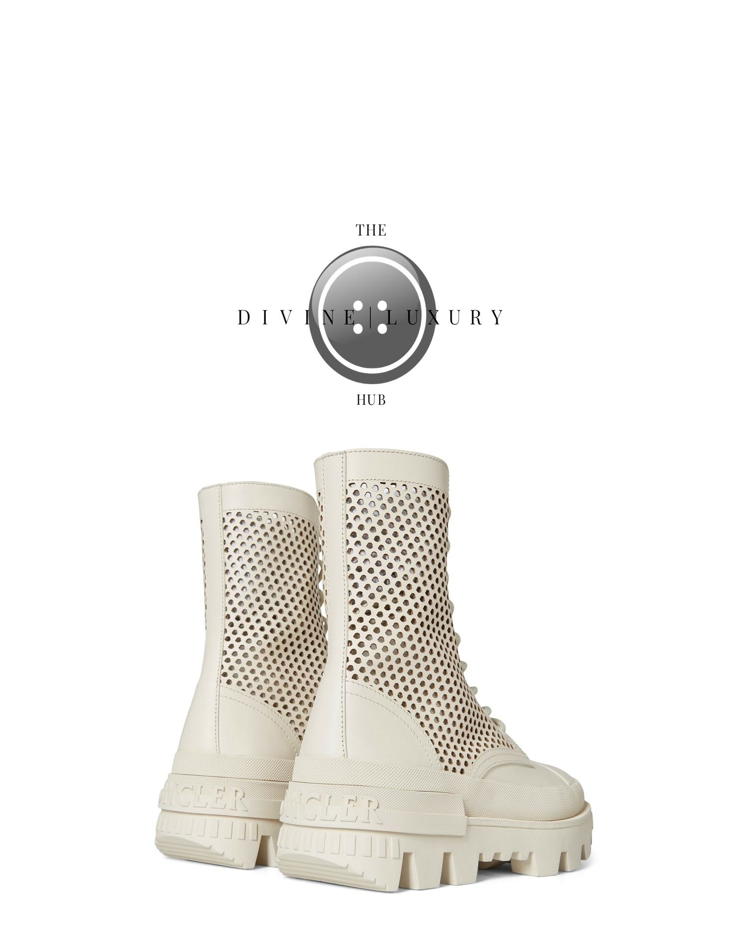 LUXURY HUB MONCLER CARINNE LACE UP BOOTS