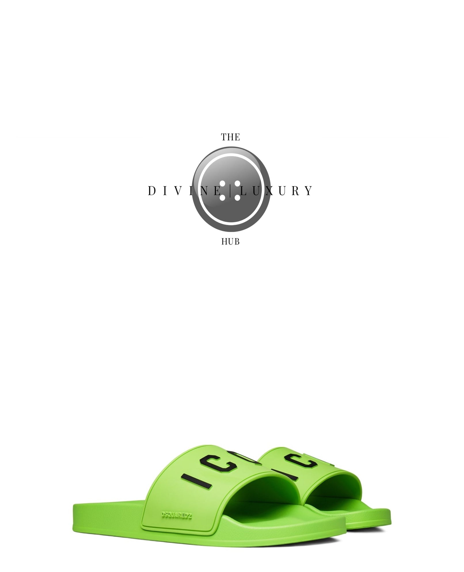 LUXURY HUB DSQUARED2 ICON LOGO SLIDERS