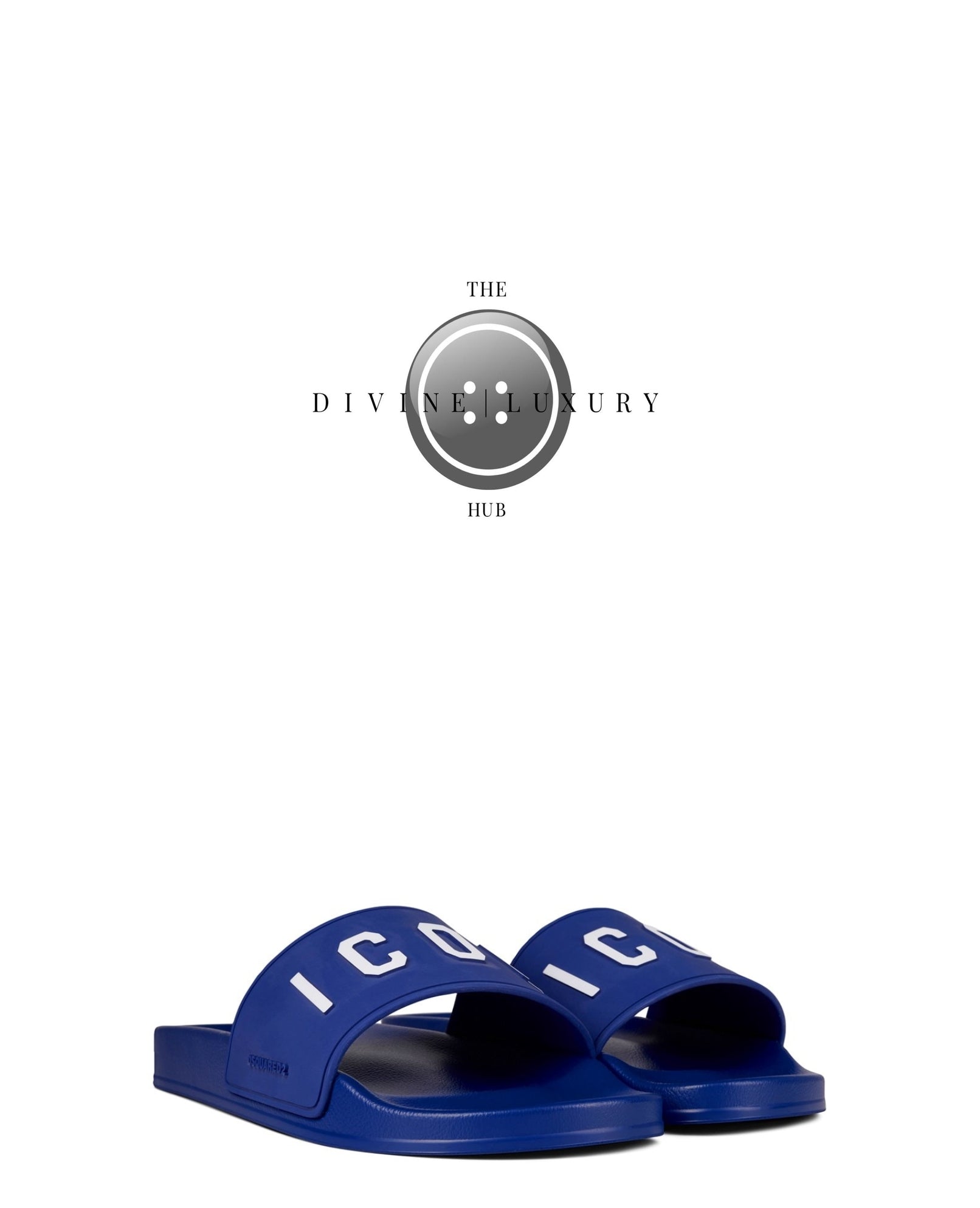 LUXURY HUB DSQUARED2 ICON LOGO SLIDERS