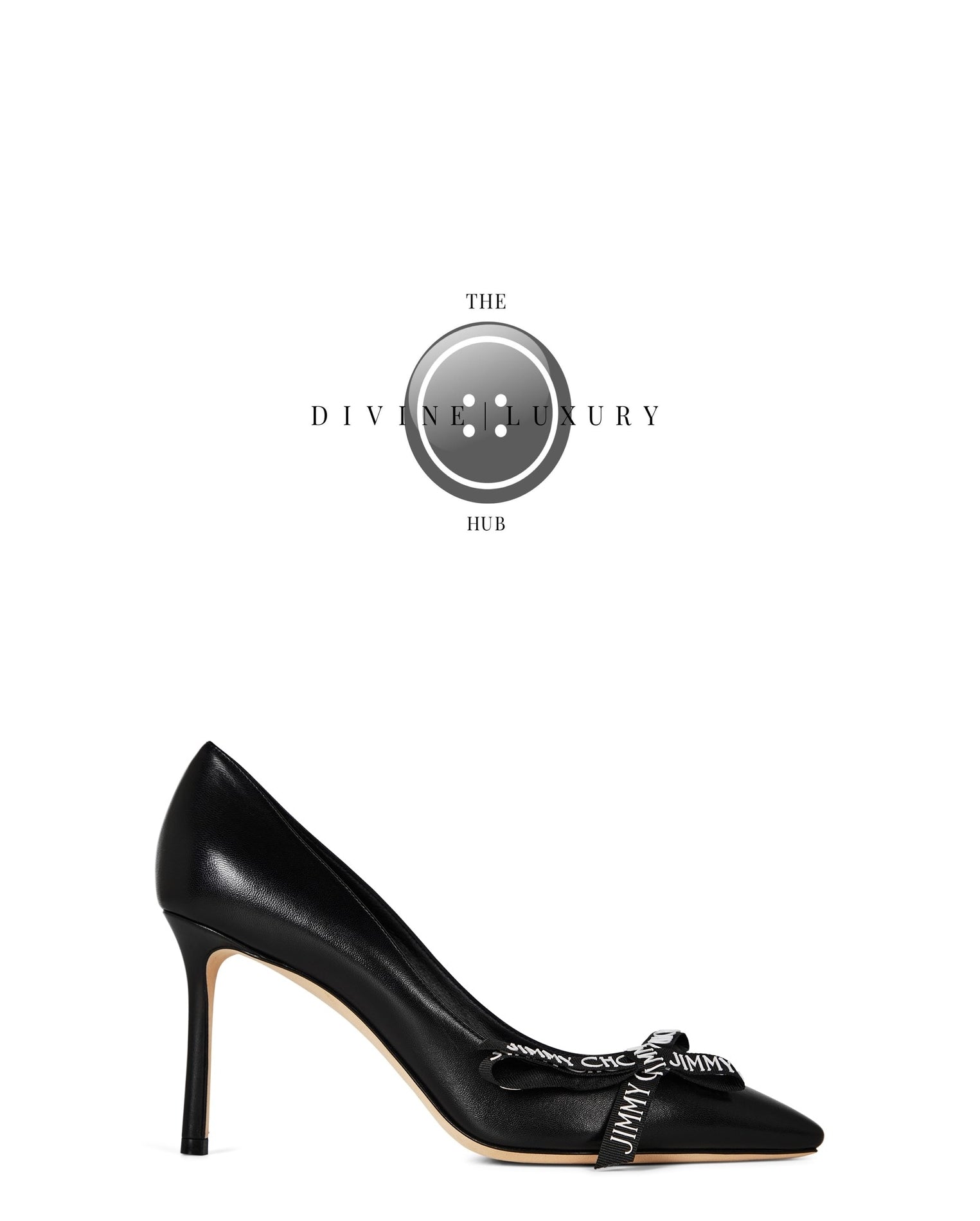 LUXURY HUB JIMMY CHOO ROMY BOW PUMPS