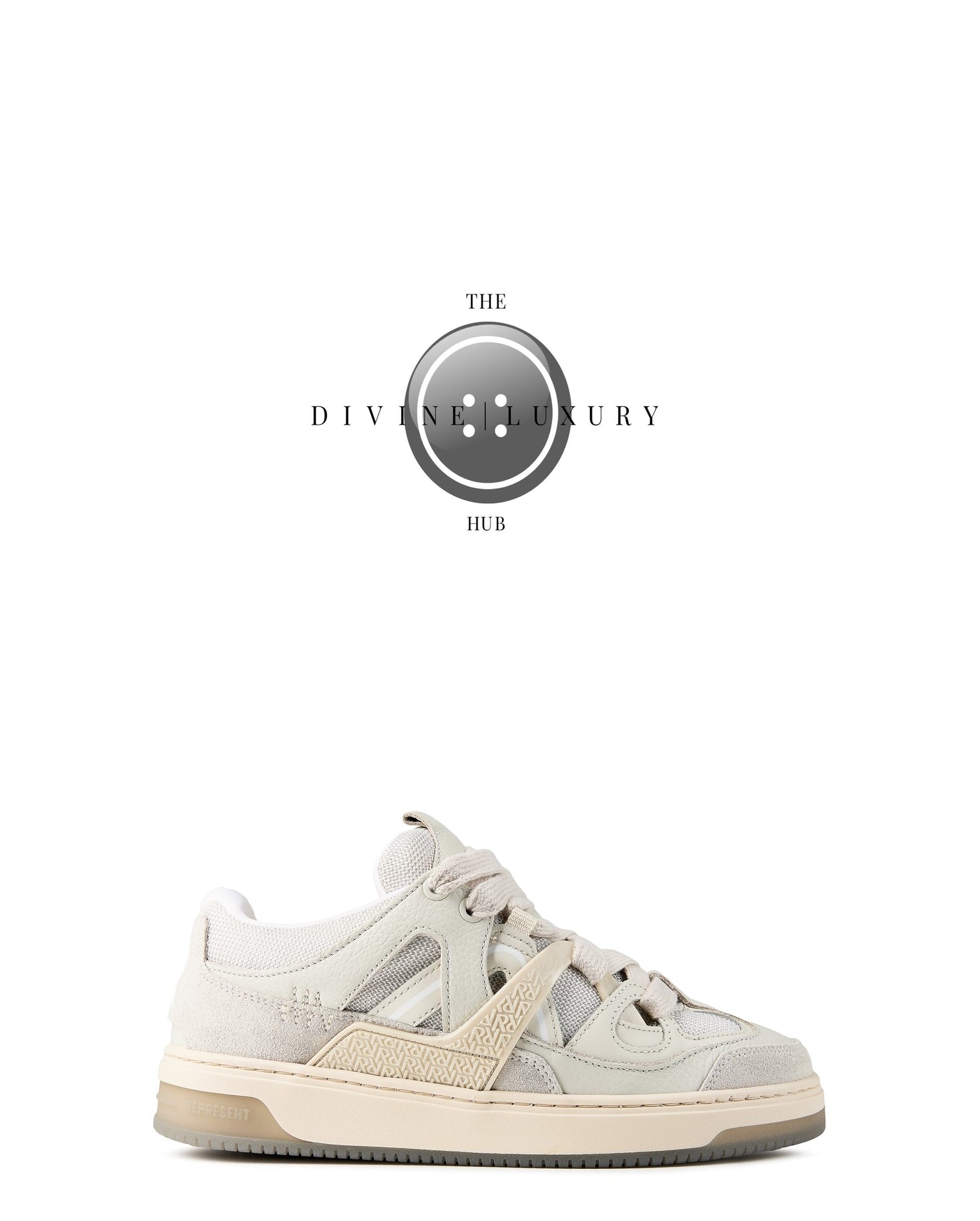 LUXURY HUB REPRESENT BULLY PANELLED CANVAS SNEAKERS