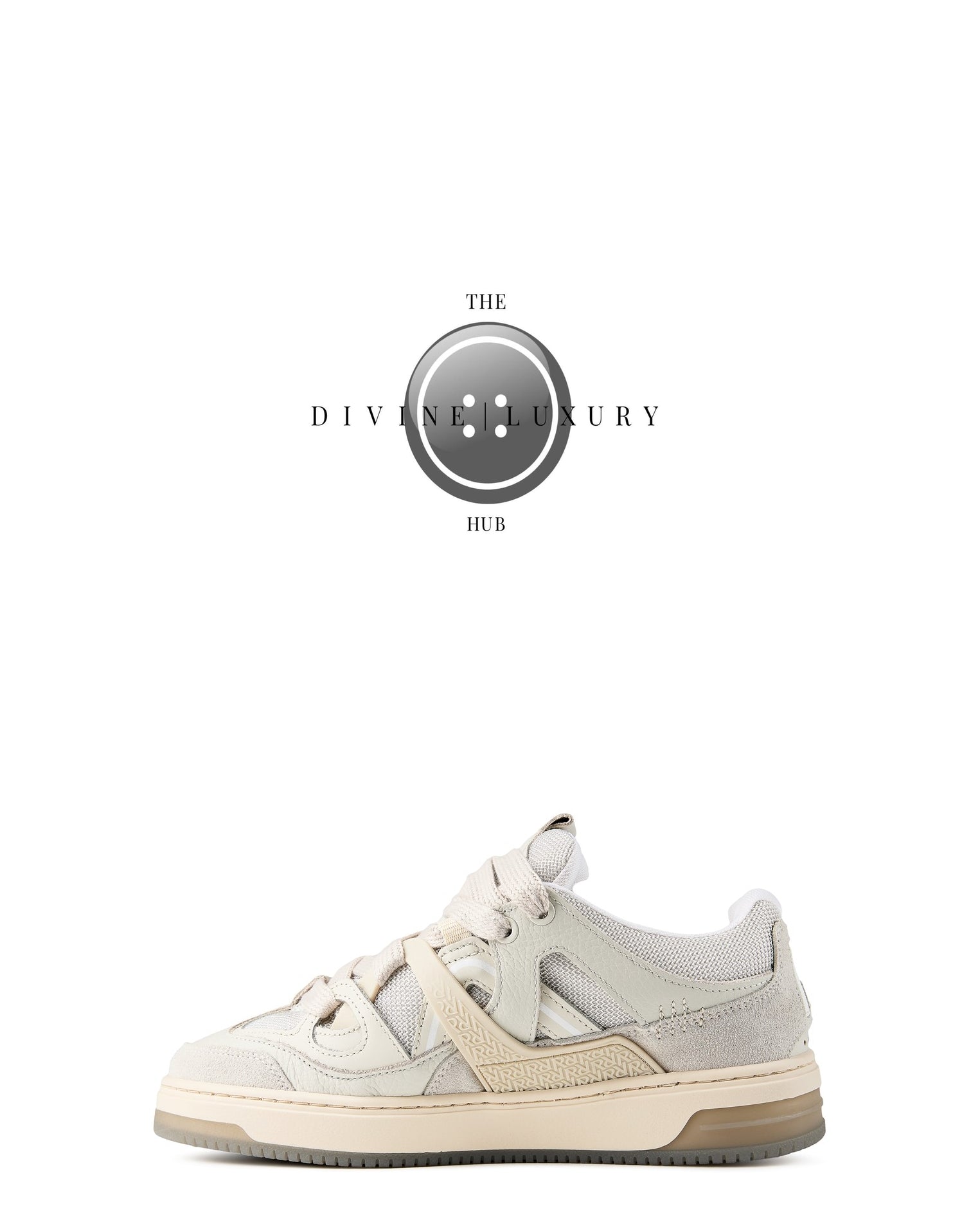 LUXURY HUB REPRESENT BULLY PANELLED CANVAS SNEAKERS