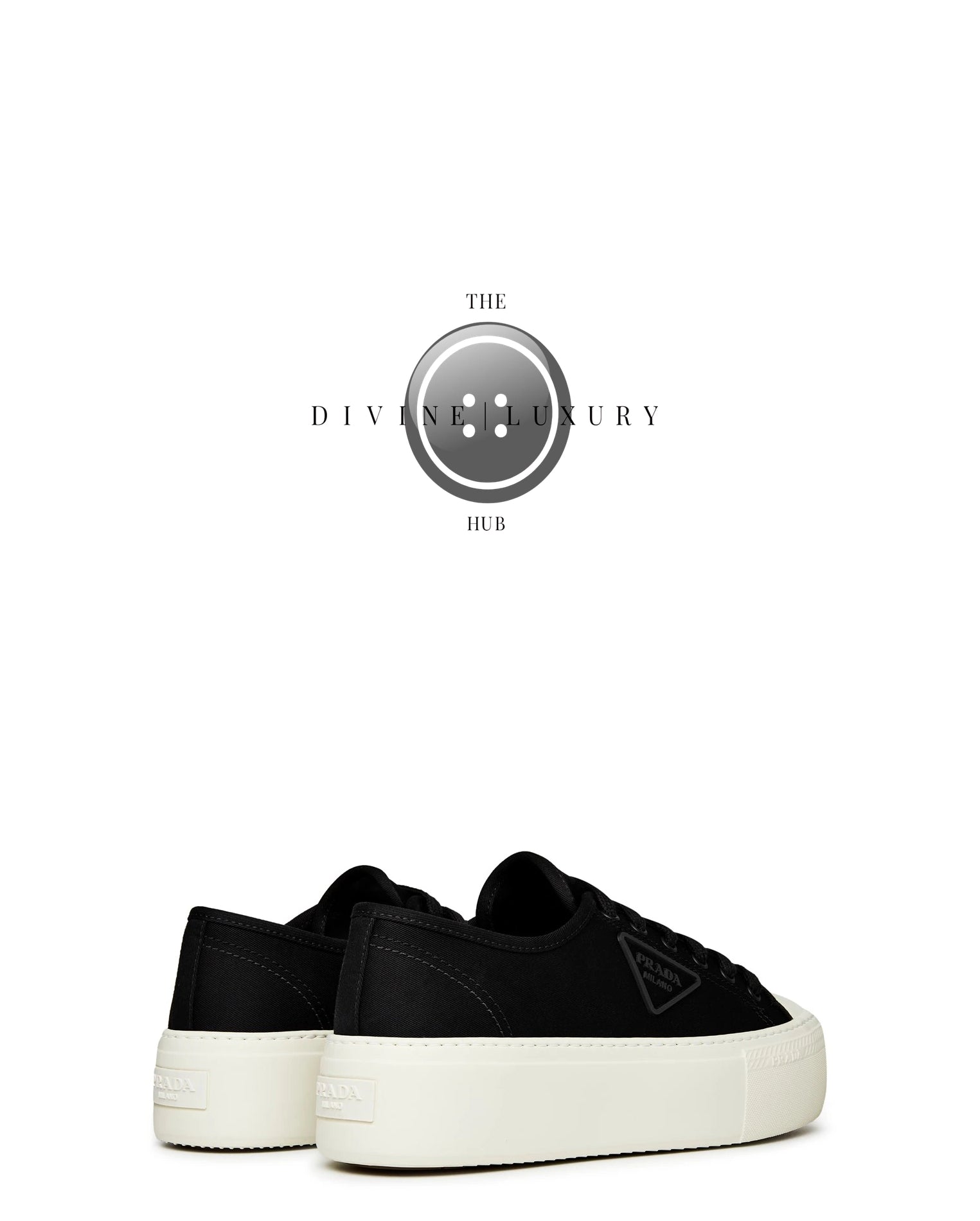 LUXURY HUB PRADA PLATFORM FABRIC SNEAKERS