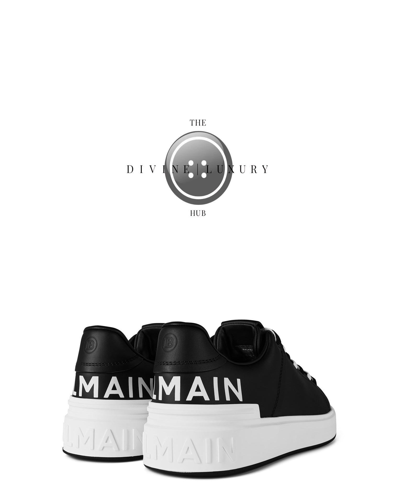 LUXURY HUB BALMAIN B COURT LOW TRAINERS