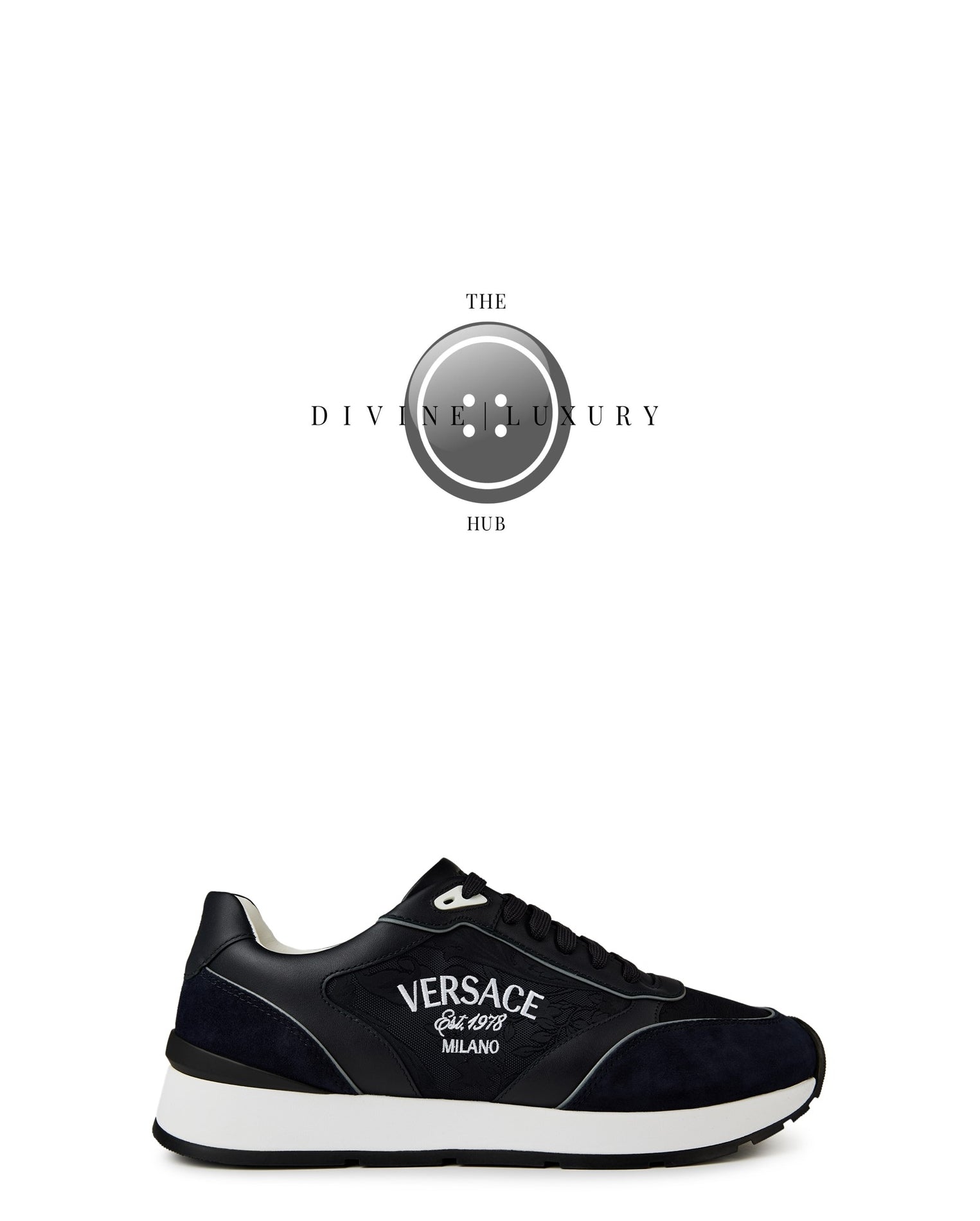 LUXURY HUB VERSACE NEW LOGO RUNNER TRAINERS