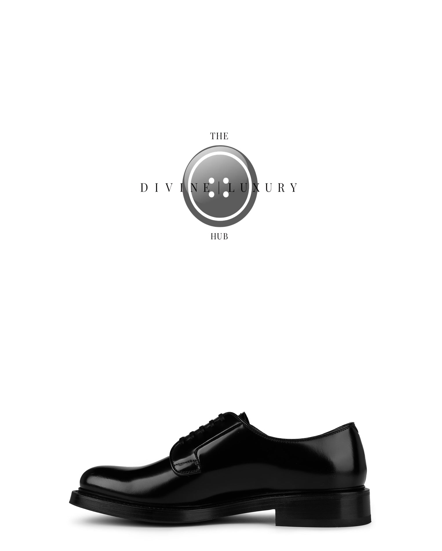 LUXURY HUB PRADA LEATHER DERBY SHOES