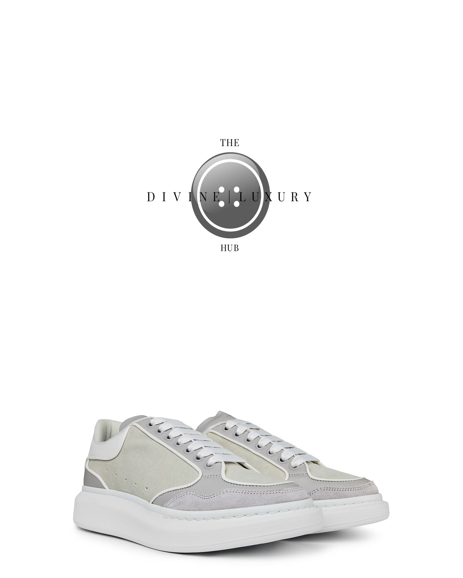 LUXURY HUB ALEXANDER MCQUEEN OVERSIZED PANELLED TRAINERS