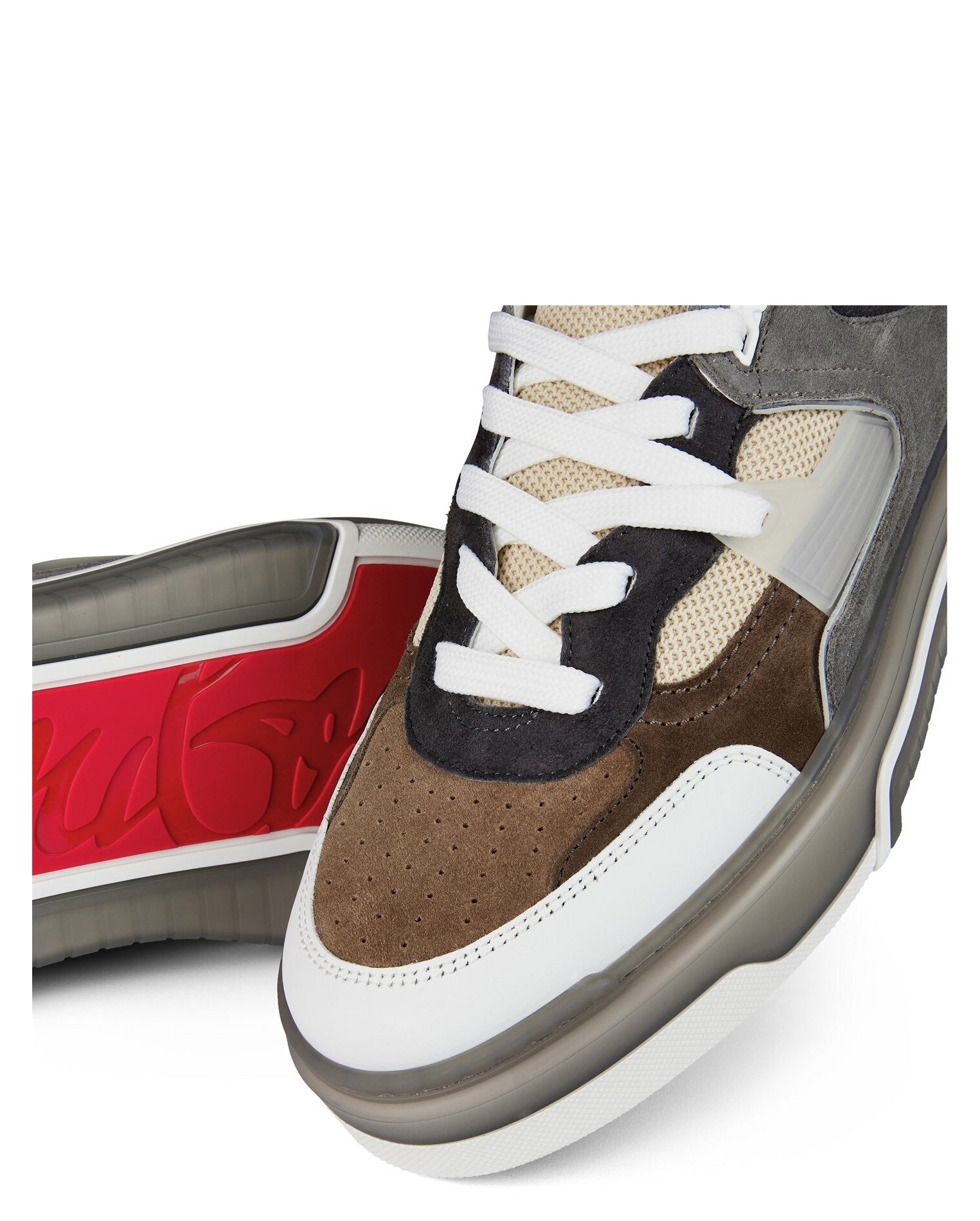 LUXURY HUB CHRISTIAN LOUBOUTIN ASTROLOUBI LEATHER SNEAKERS