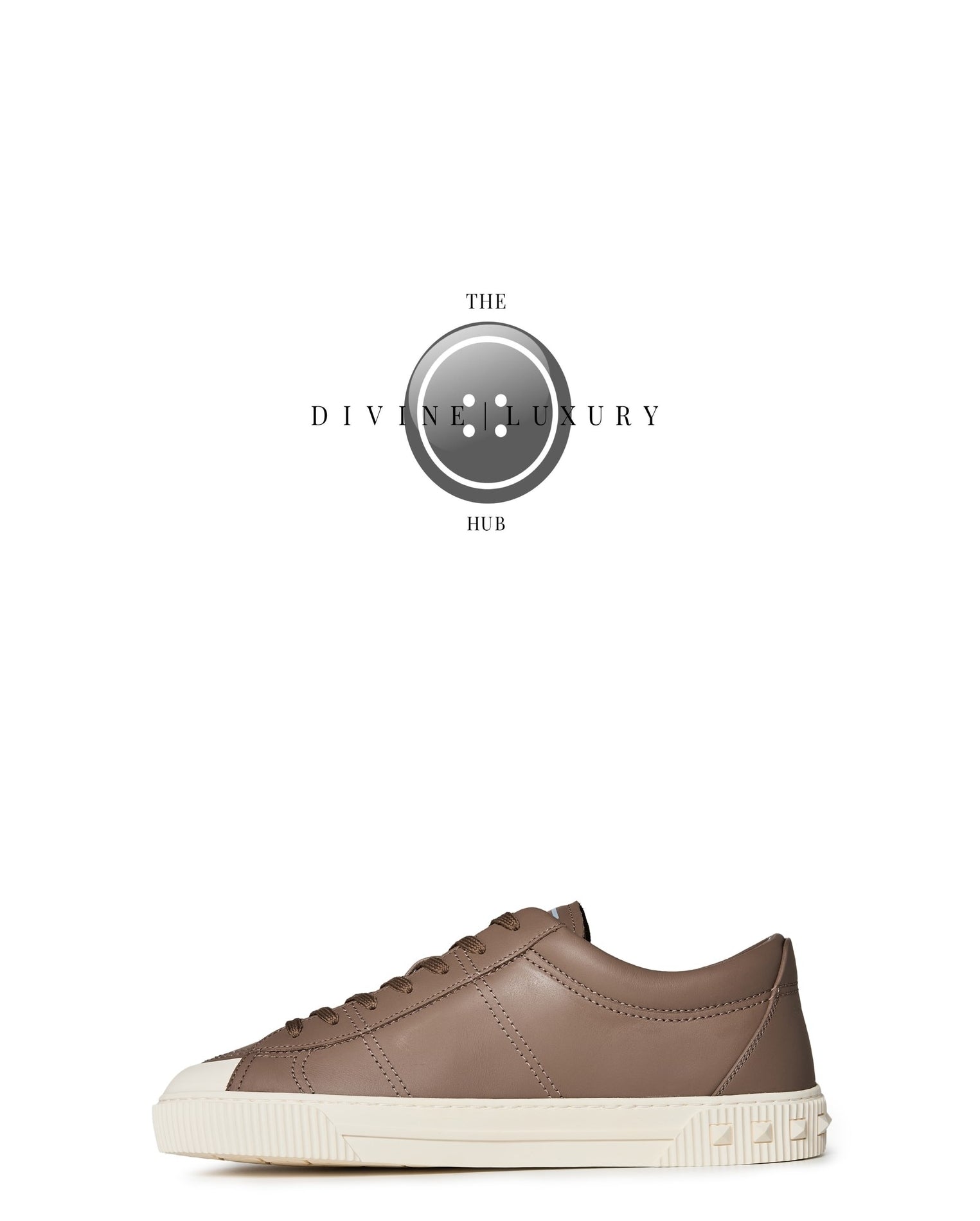 LUXURY HUB VALENTINO GARAVANI CITY PLANET LEATHER TRAINERS