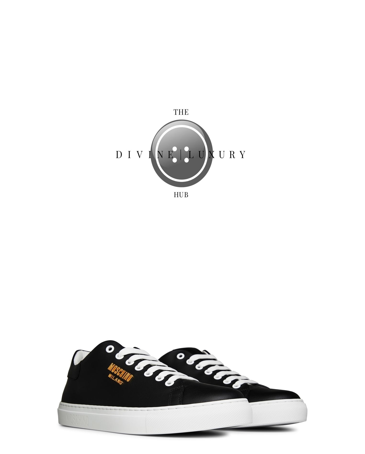 LUXURY HUB MOSCHINO SERENA LOW TRAINERS