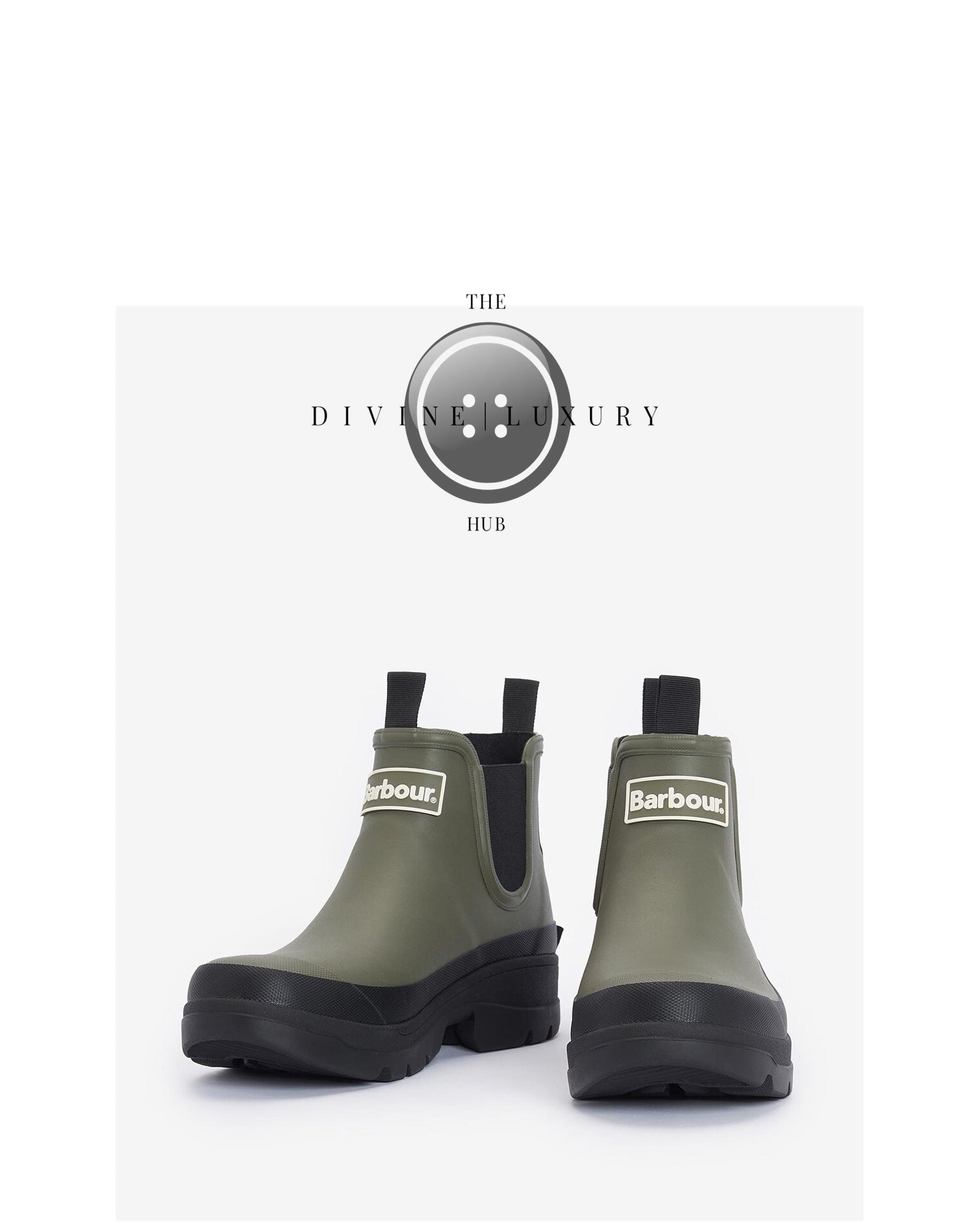 LUXURY HUB BARBOUR NIMBUS ANKLE WELLINGTONS