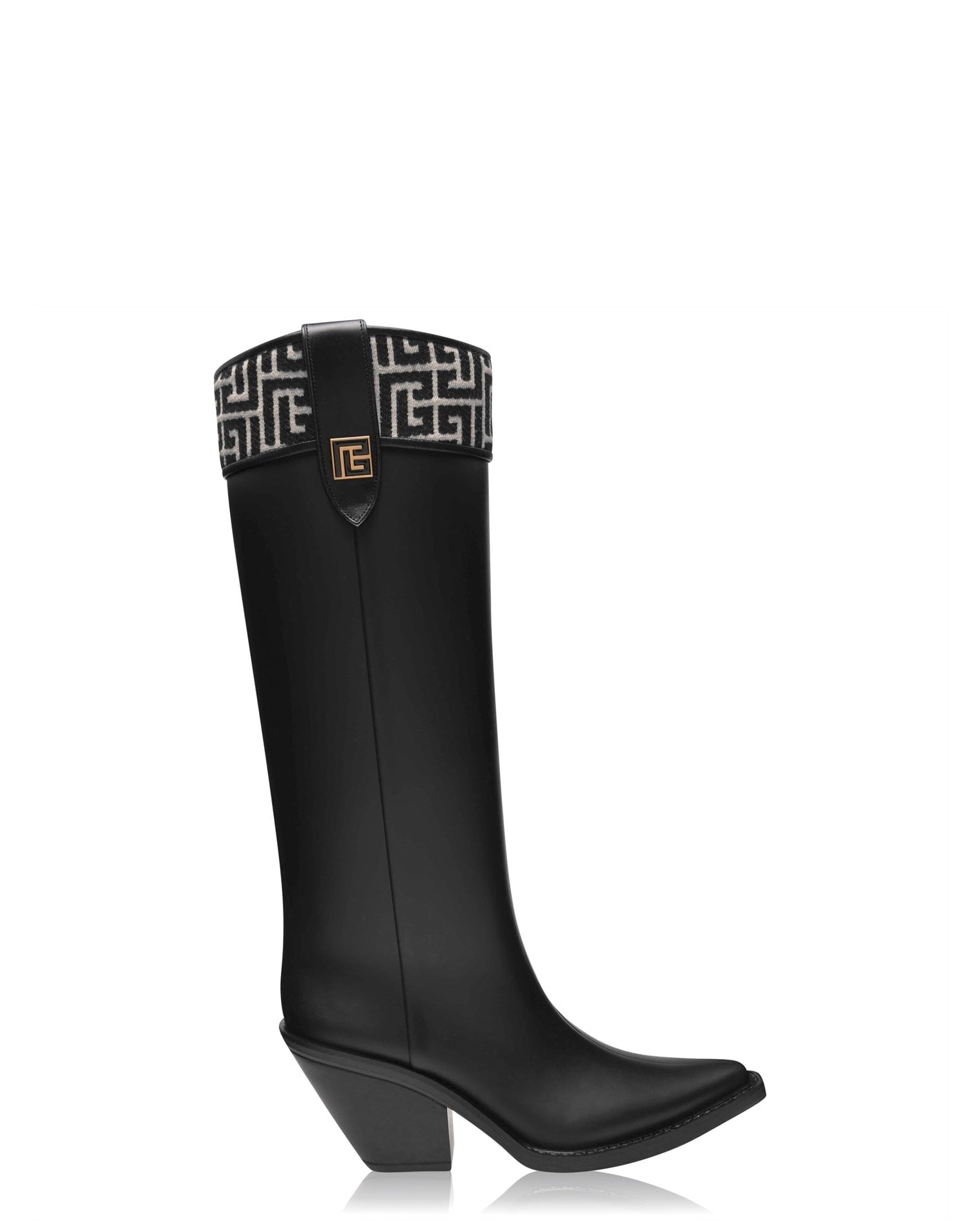 LUXURY HUB BALMAIN TESS RUBBER BOOTS