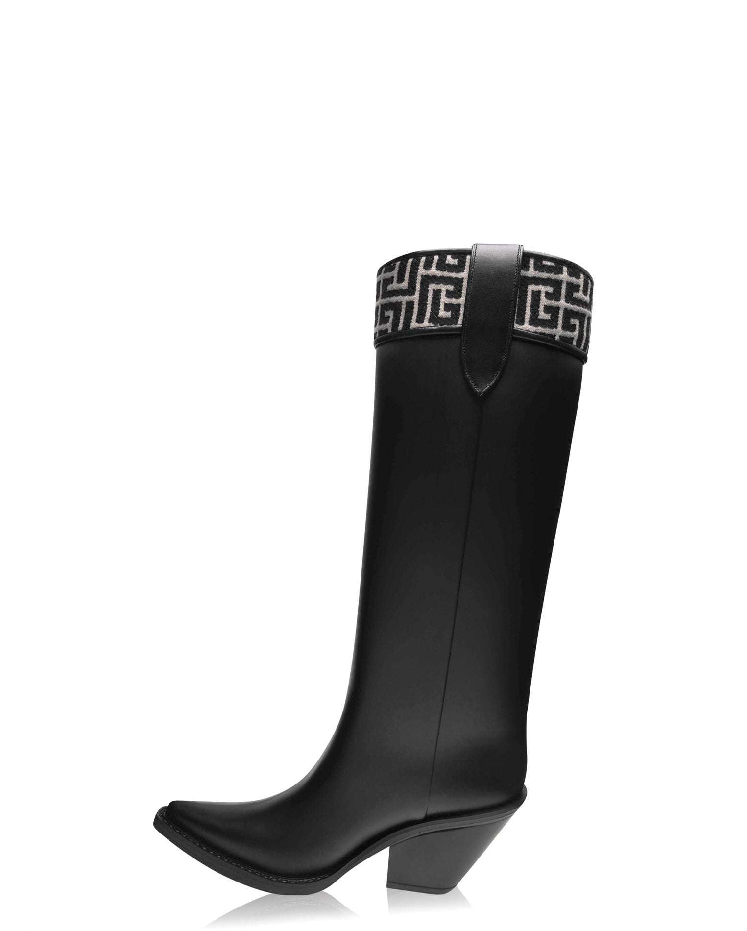 LUXURY HUB BALMAIN TESS RUBBER BOOTS