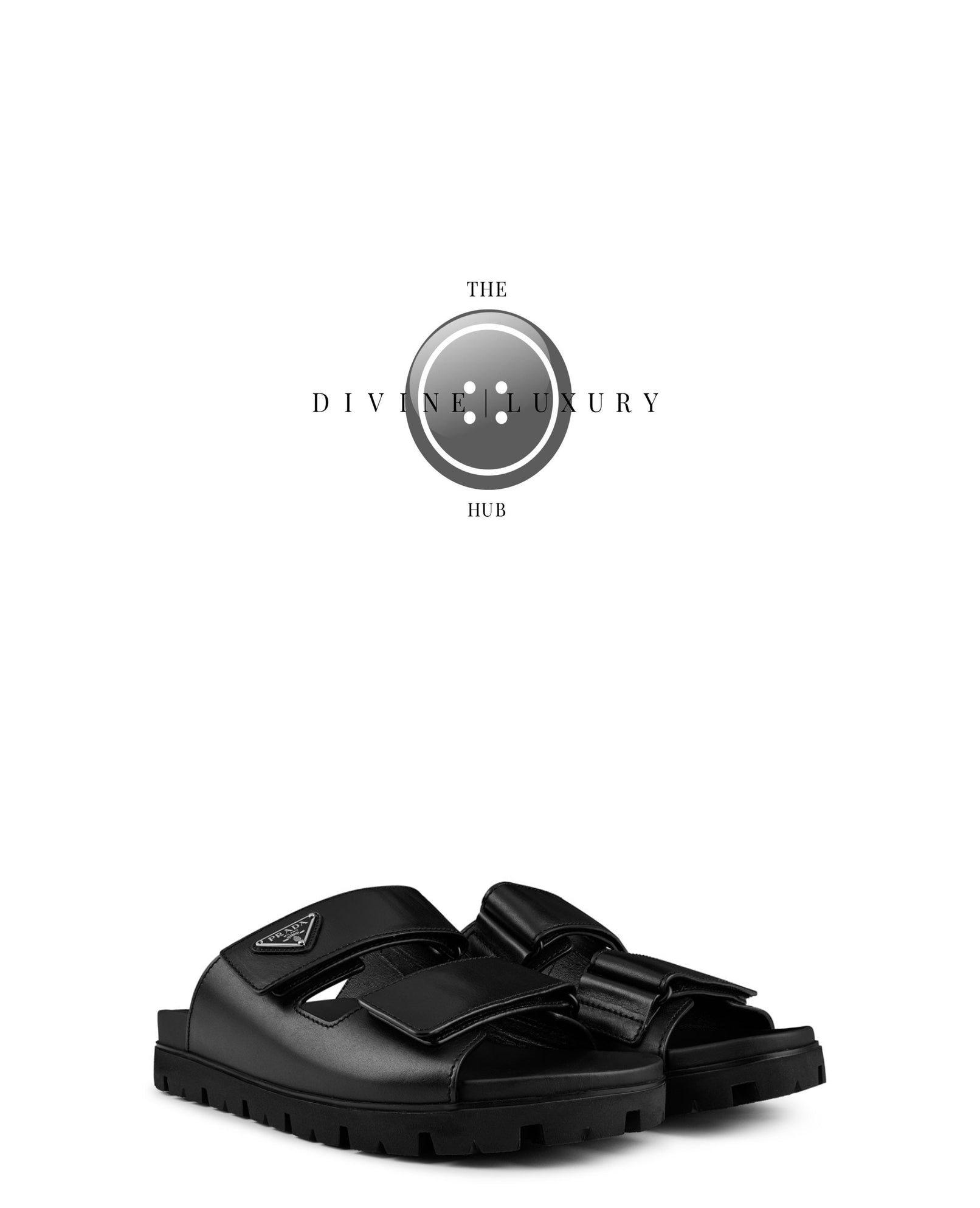 LUXURY HUB PRADA LEATHER STRAP SANDAL