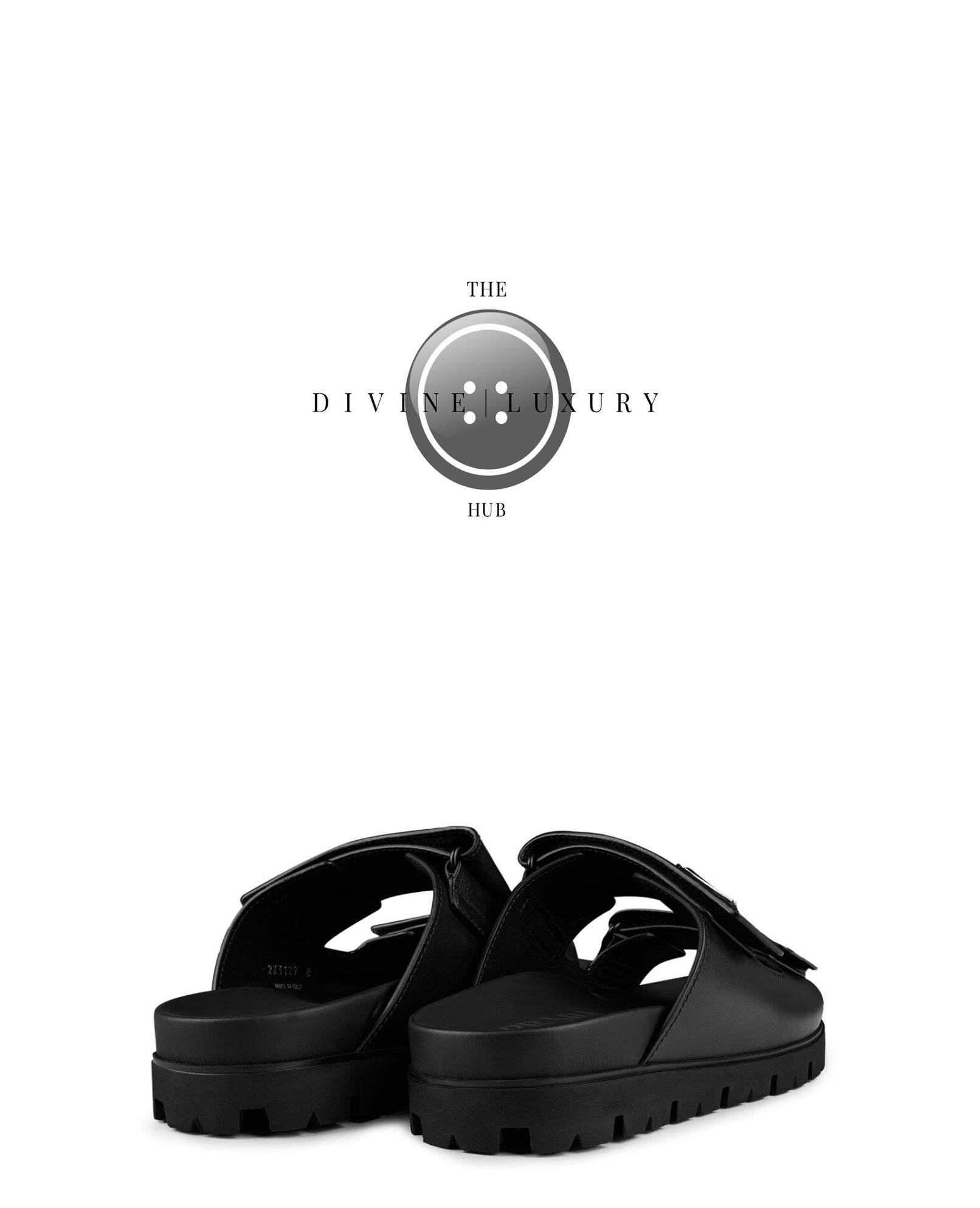 LUXURY HUB PRADA LEATHER STRAP SANDAL