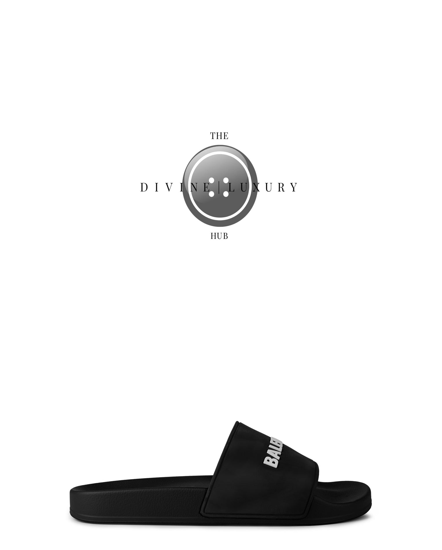 LUXURY HUB BALENCIAGA LOGO SLIDERS