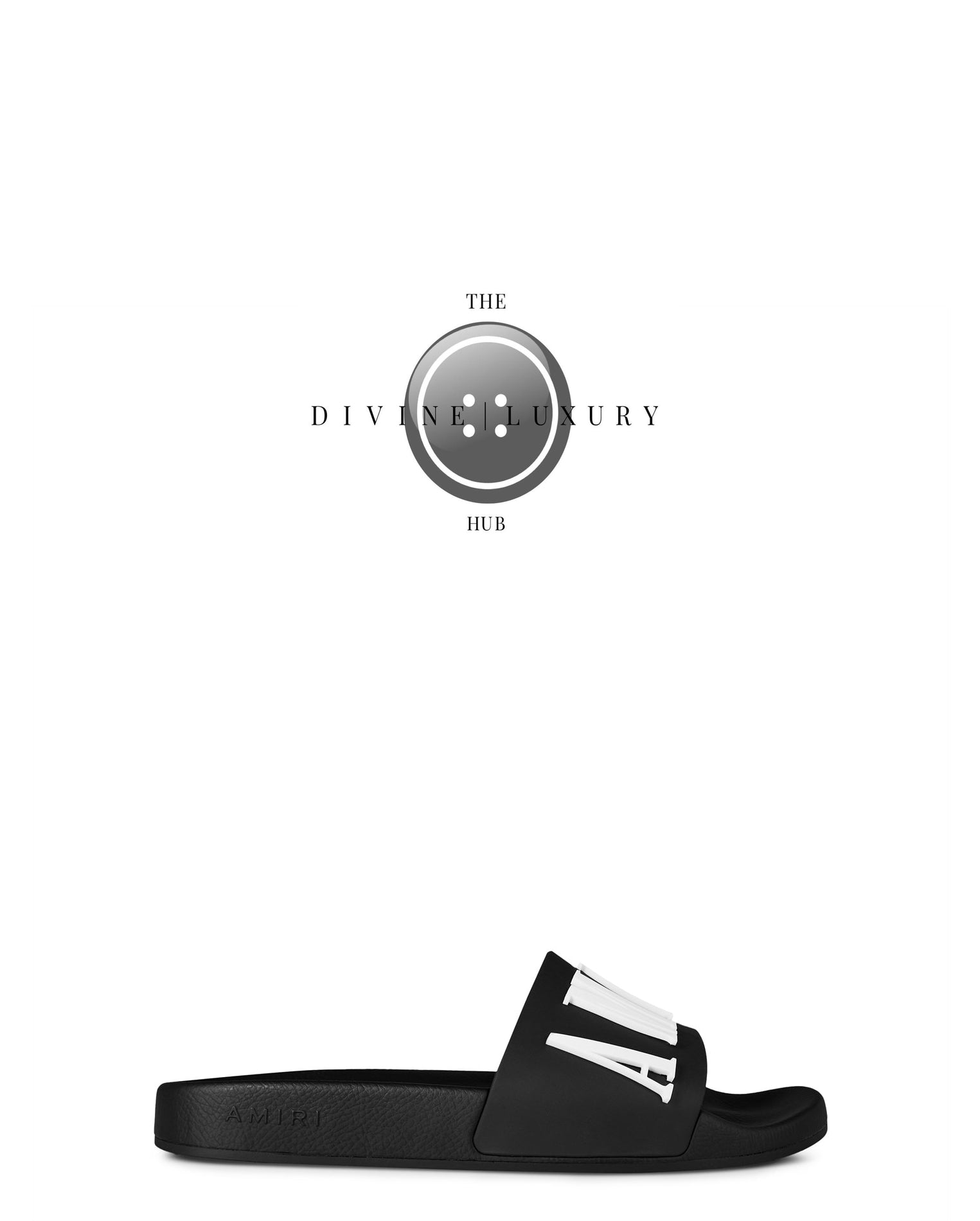 LUXURY HUB AMIRI LOGO SLIDERS