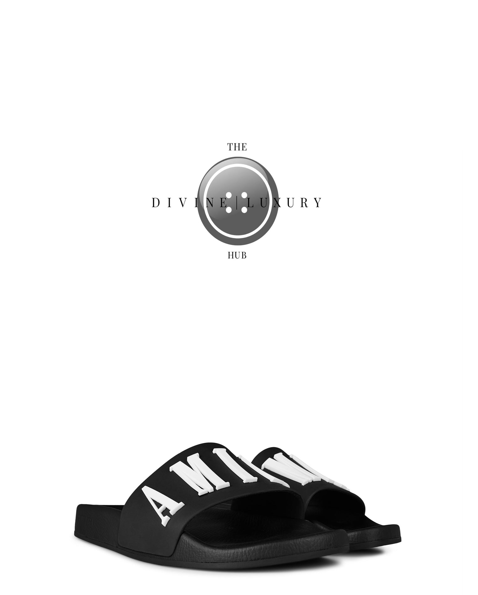 LUXURY HUB AMIRI LOGO SLIDERS