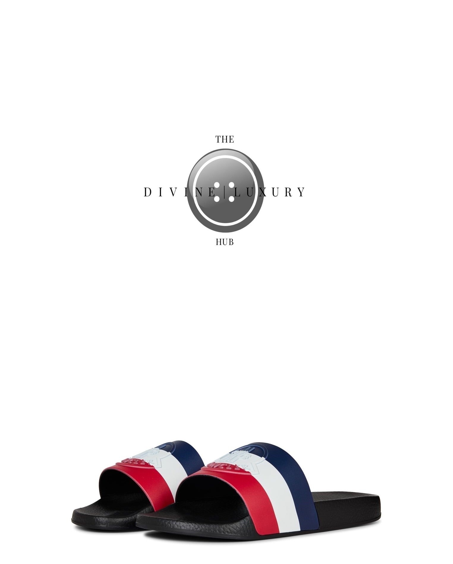 LUXURY HUB MONCLER BASILE LOGO SLIDERS