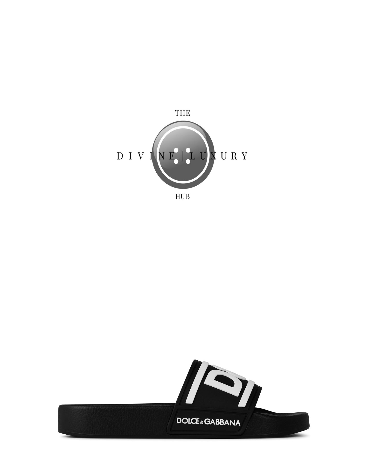 LUXURY HUB DOLCE AND GABBANA LOGO SLIDERS