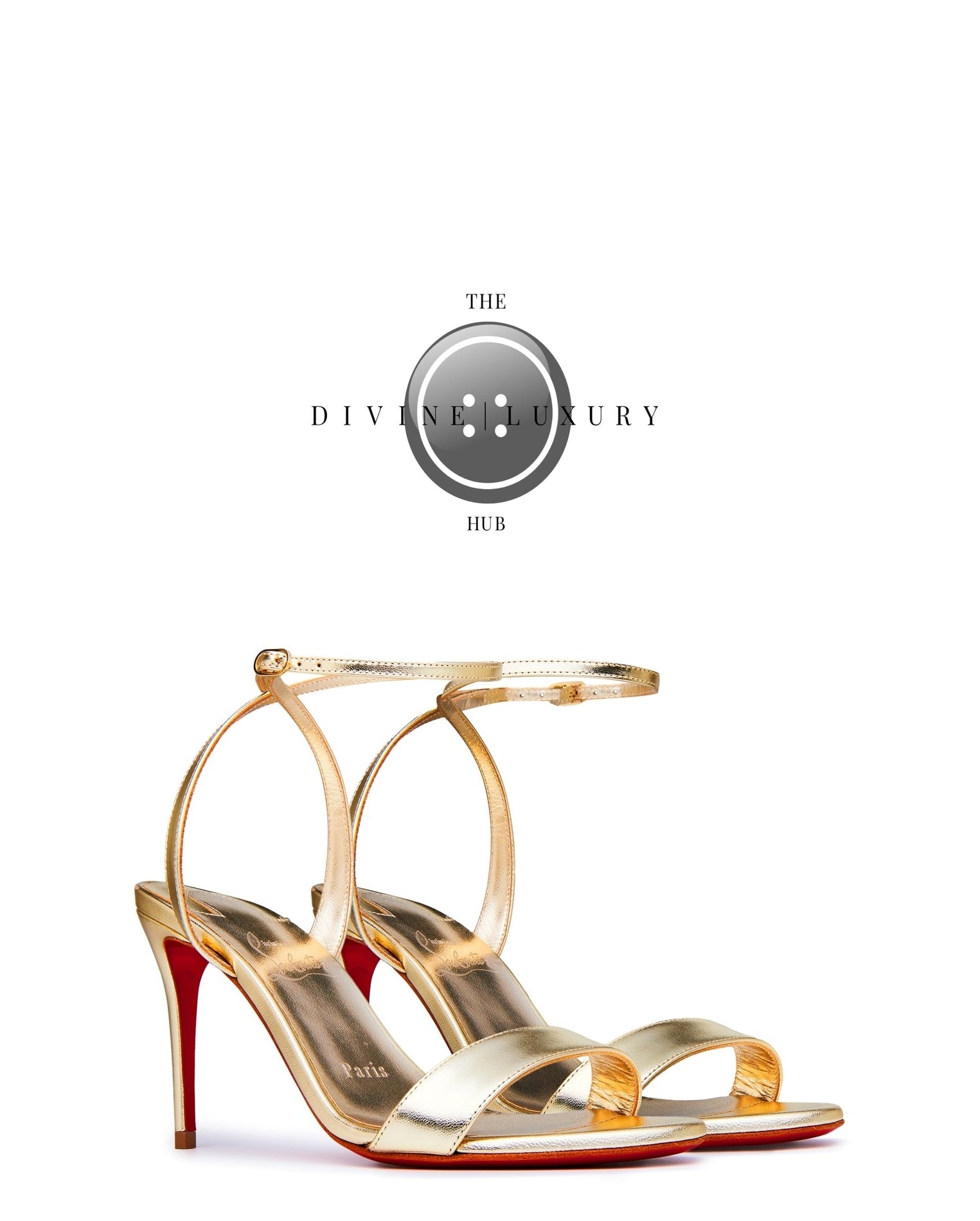 LUXURY HUB CHRISTIAN LOUBOUTIN LOUBIGIRL HEELED SANDALS