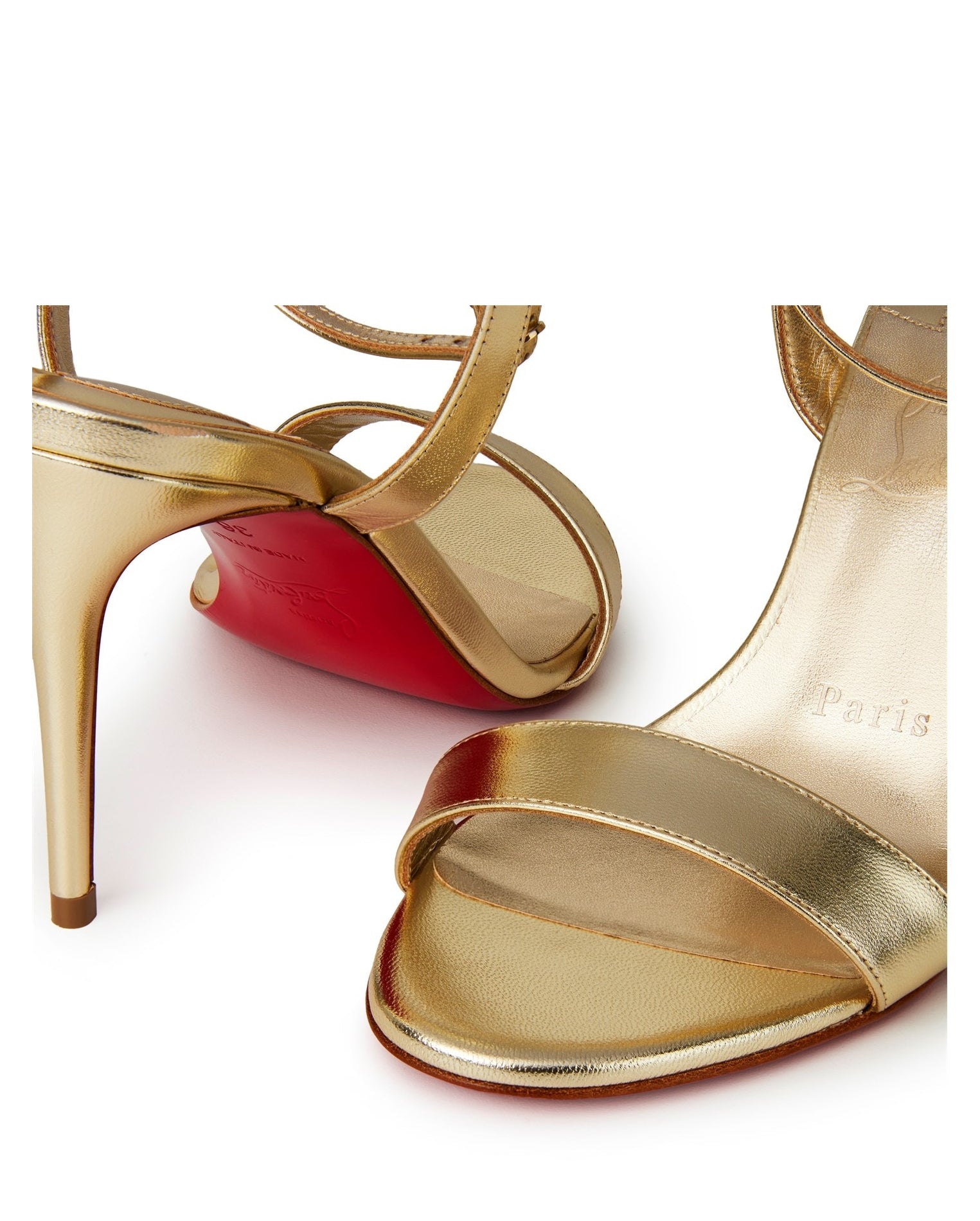 LUXURY HUB CHRISTIAN LOUBOUTIN LOUBIGIRL HEELED SANDALS