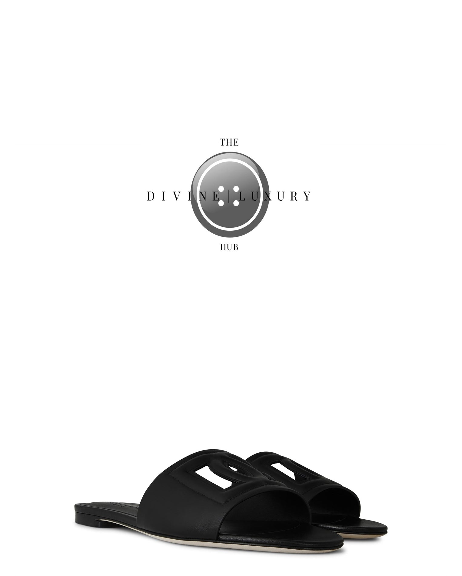 LUXURY HUB DOLCE AND GABBANA BIANCA SLIDERS