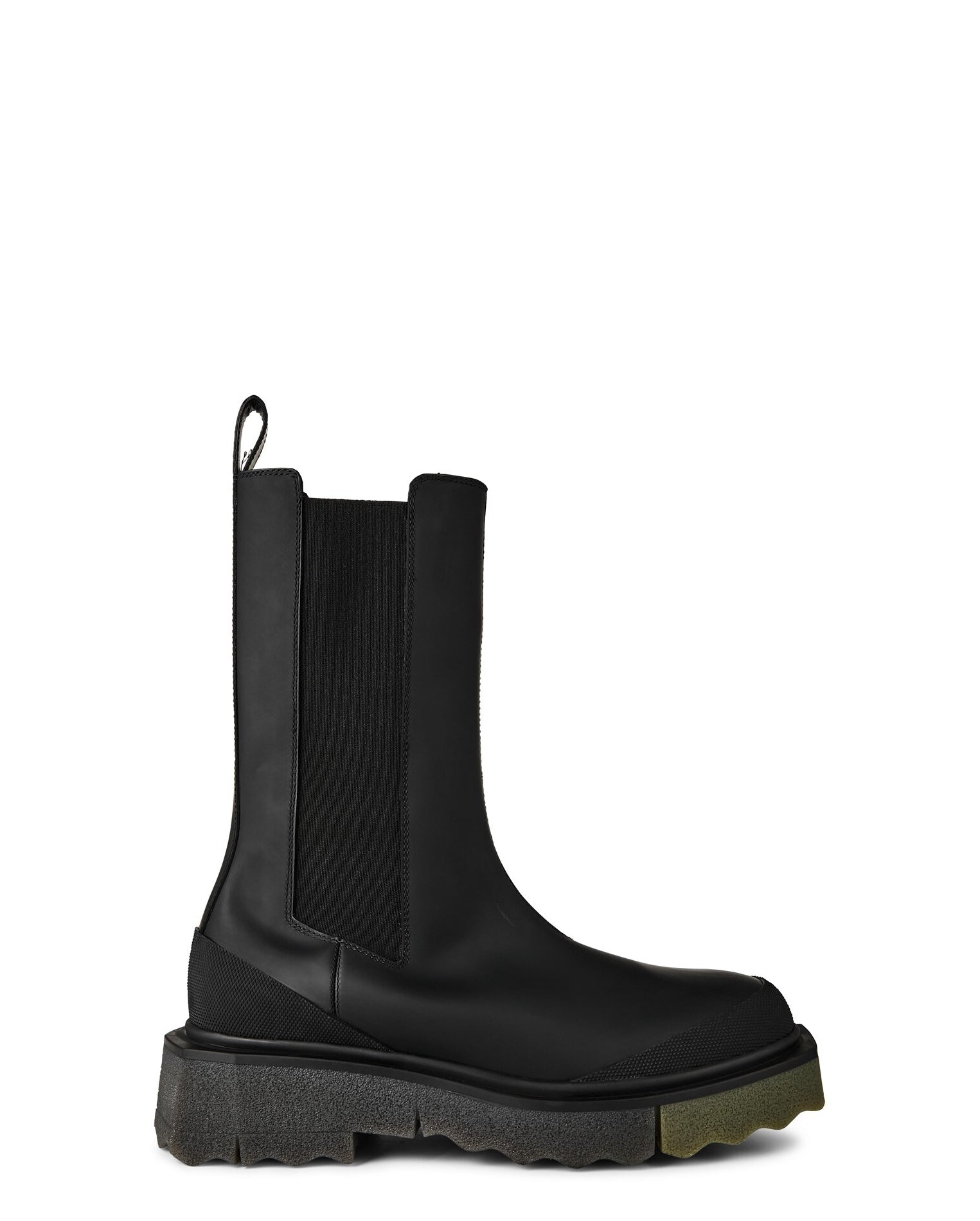 LUXURY HUB OFF WHITE OFF CALF SPONGE BOOTS