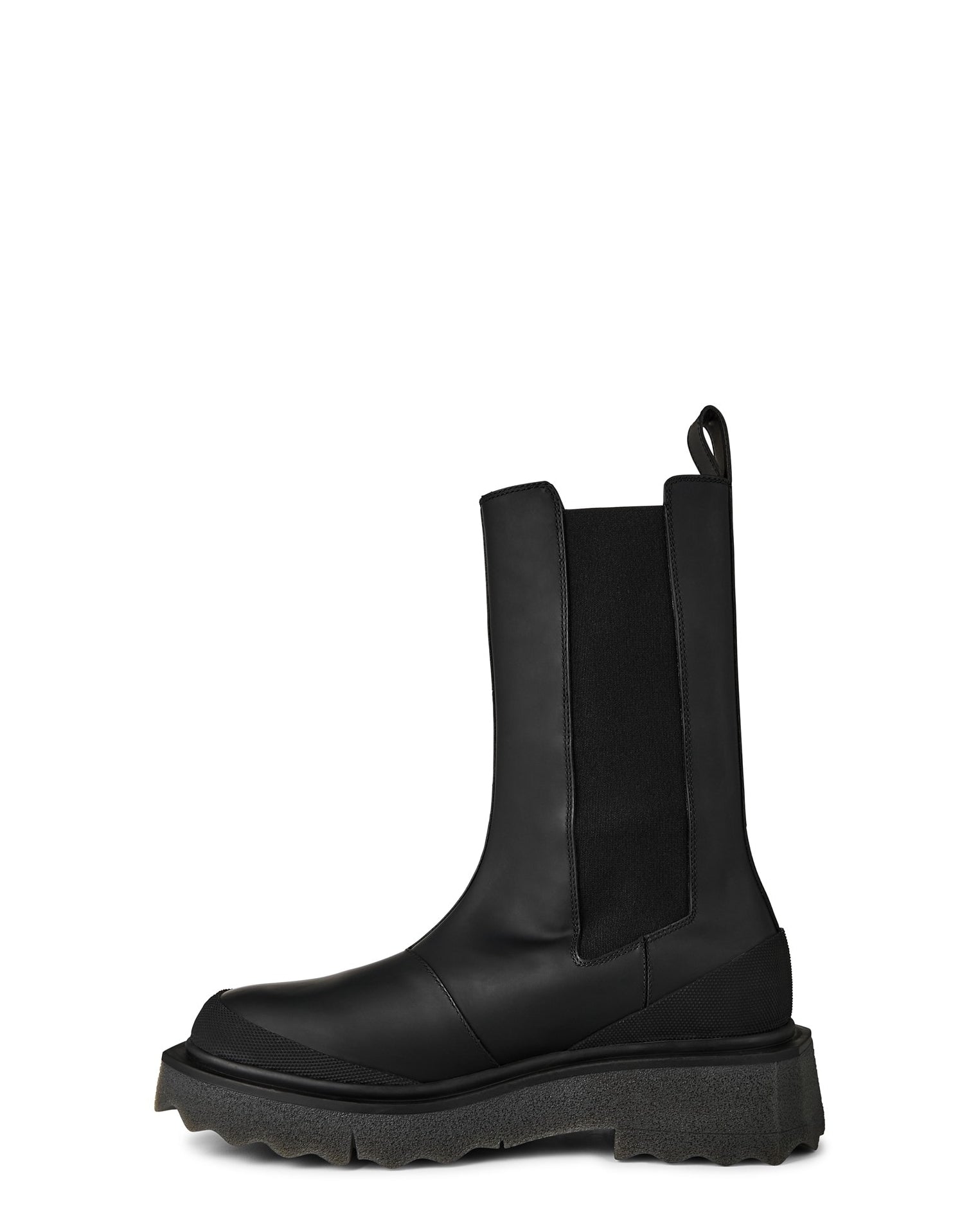 LUXURY HUB OFF WHITE OFF CALF SPONGE BOOTS