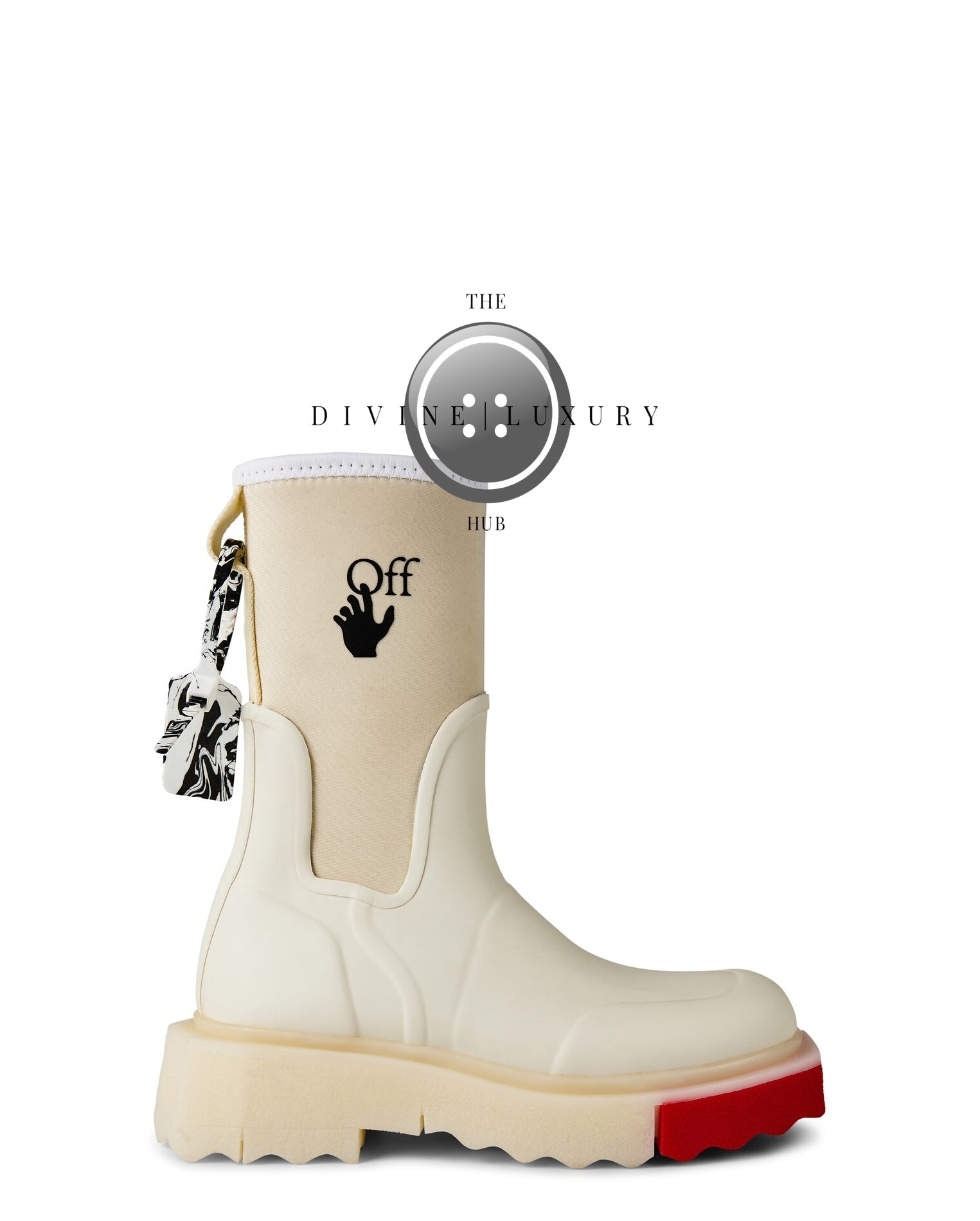 LUXURY HUB OFF WHITE OFF RAINBOOT BT LD99