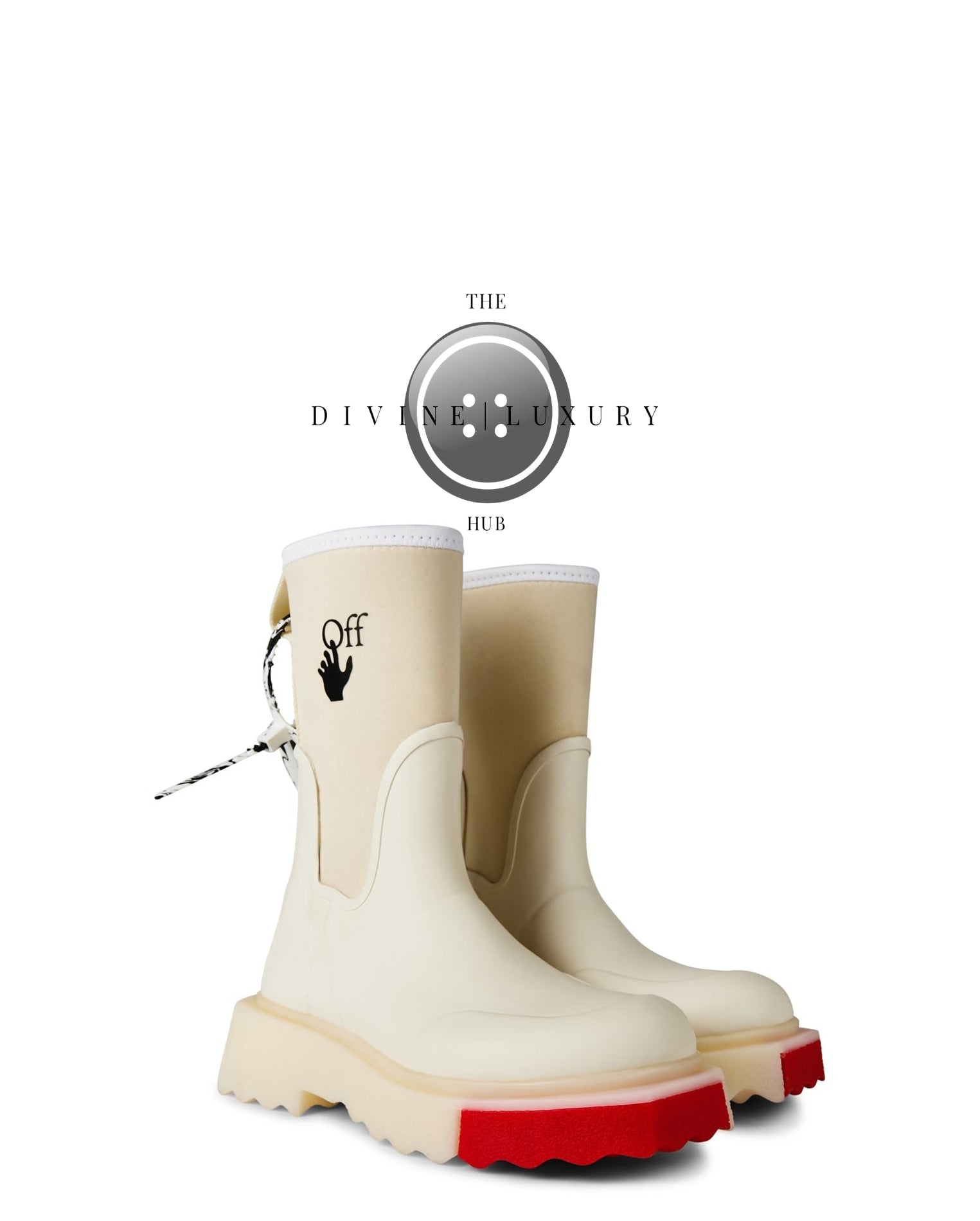 LUXURY HUB OFF WHITE OFF RAINBOOT BT LD99