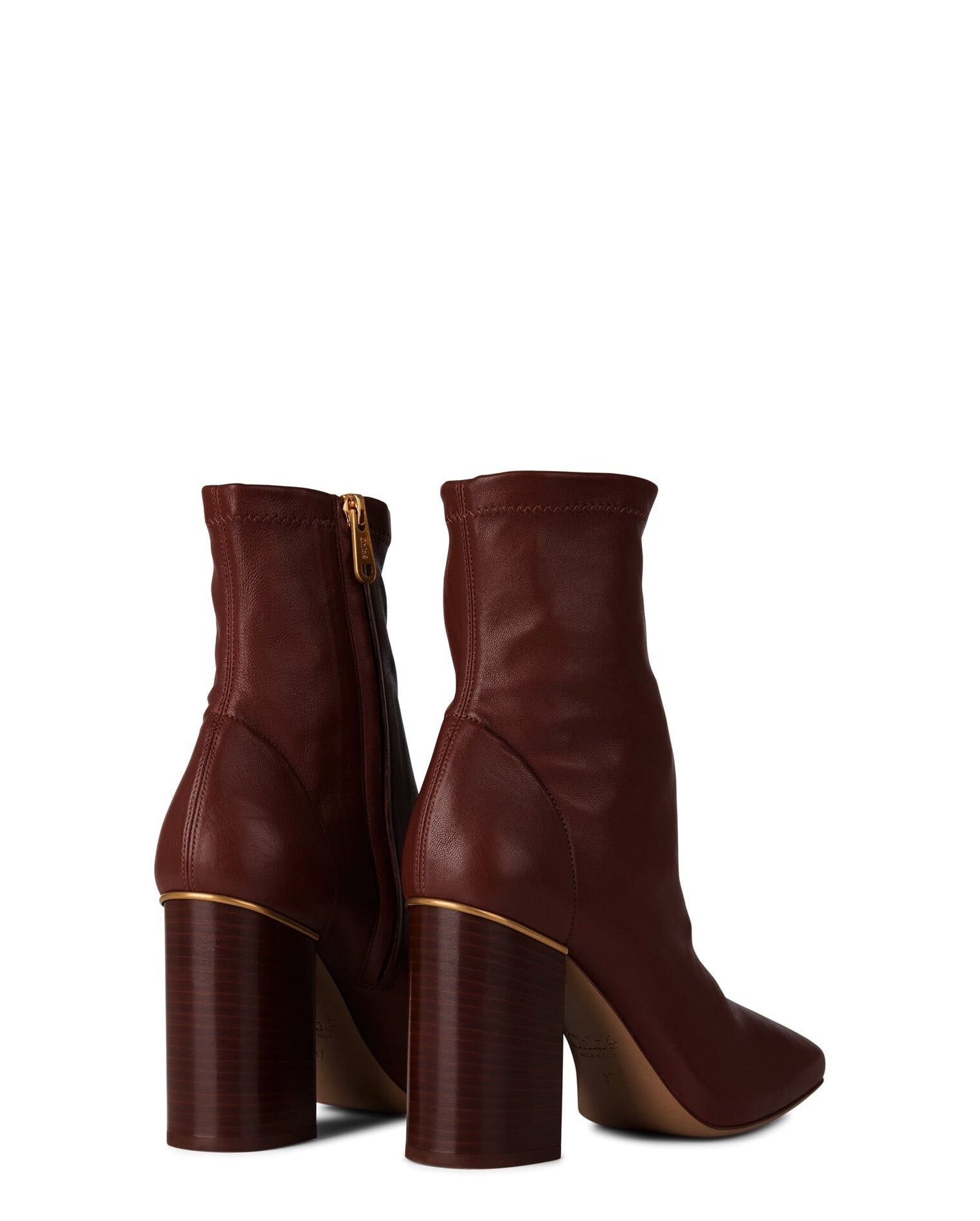 LUXURY HUB CHLOE AMBRE ANK BOOTS