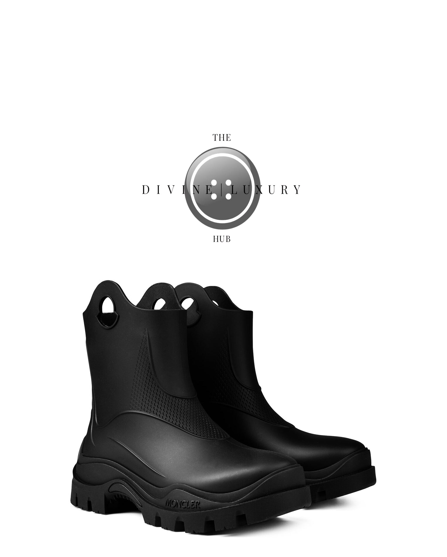 LUXURY HUB MONCLER MISTY RAIN BOOTS