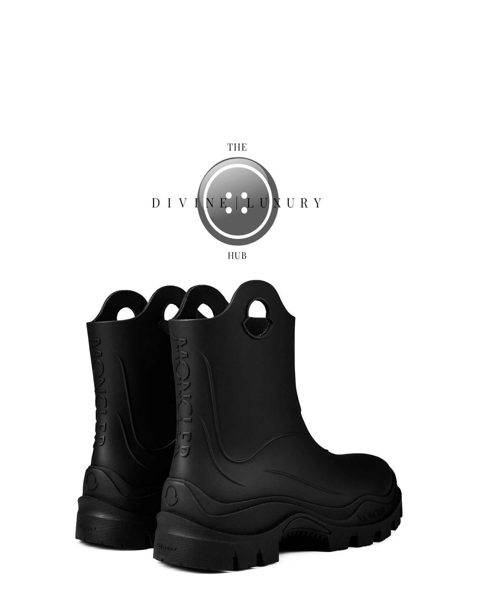 LUXURY HUB MONCLER MISTY RAIN BOOTS