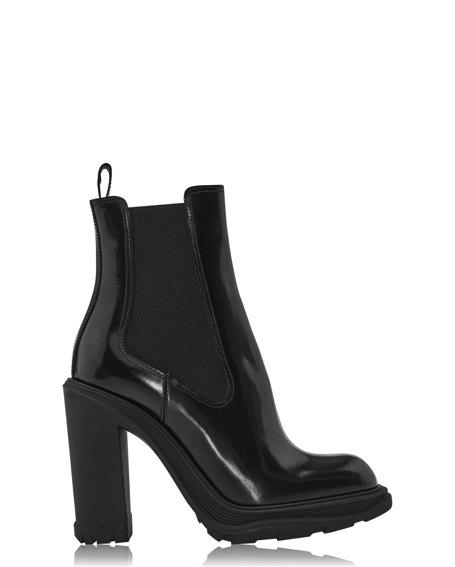 LUXURY HUB ALEXANDER MCQUEEN TREAD HEELED BOOTS