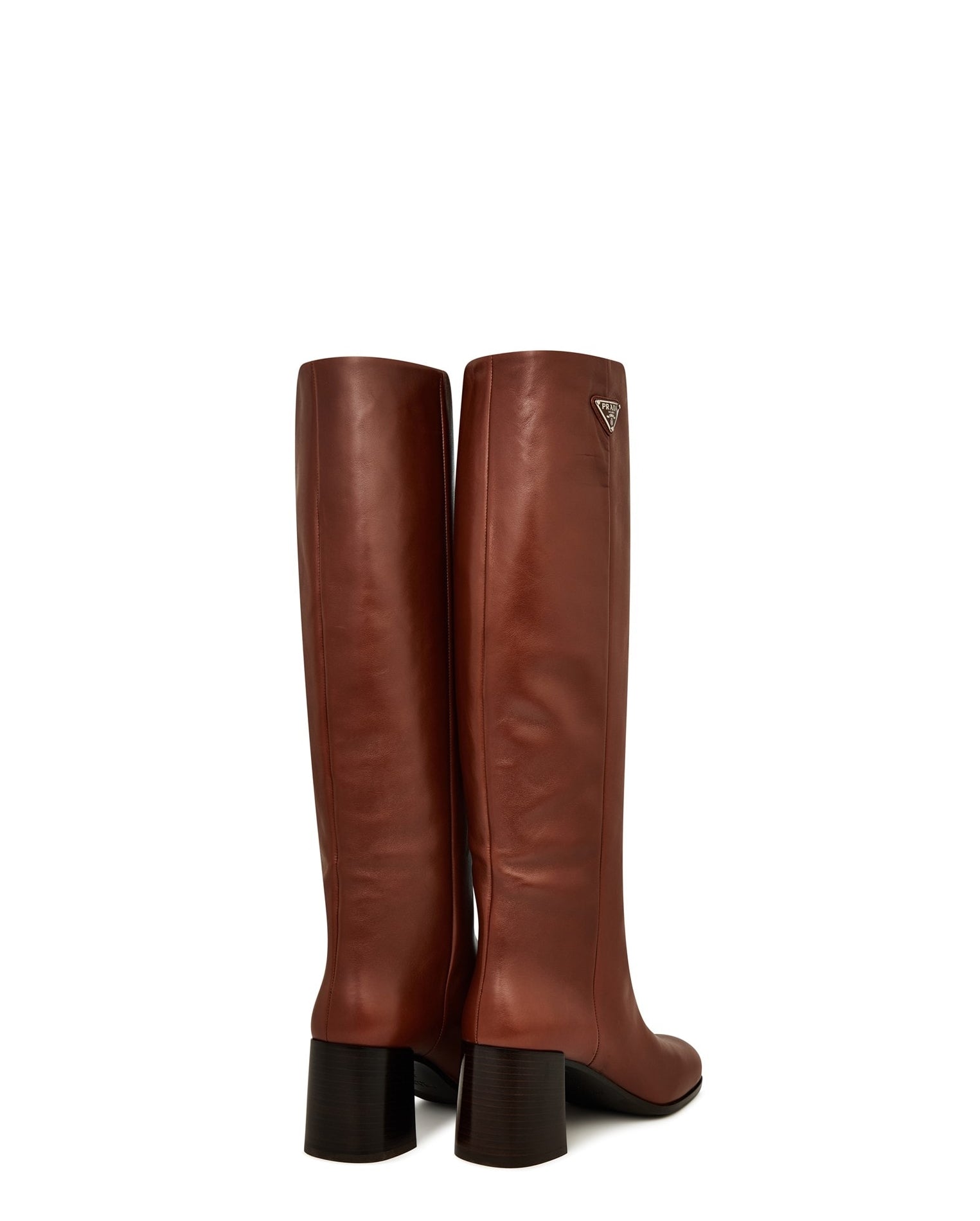 LUXURY HUB PRADA LEATHER KNEE HIGH BOOTS