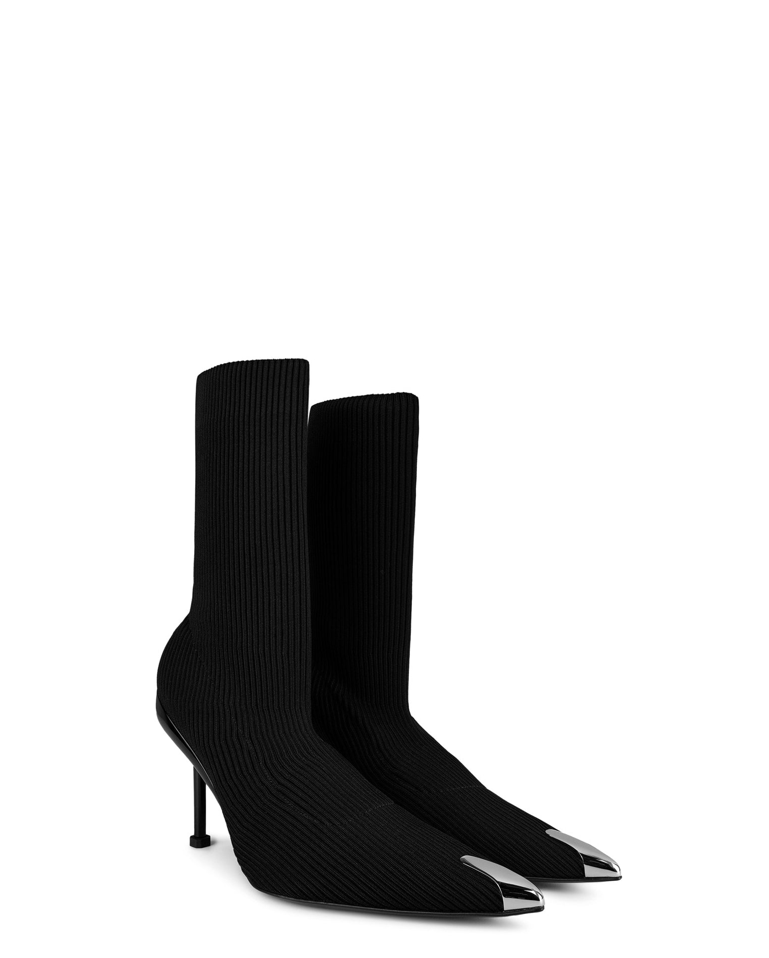 LUXURY HUB ALEXANDER MCQUEEN SOCK HEELED BOOTS