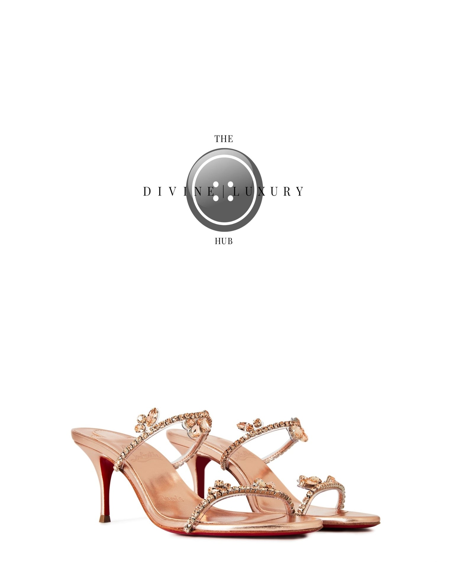 LUXURY HUB CHRISTIAN LOUBOUTIN JUST QUEEN HEELED MULES