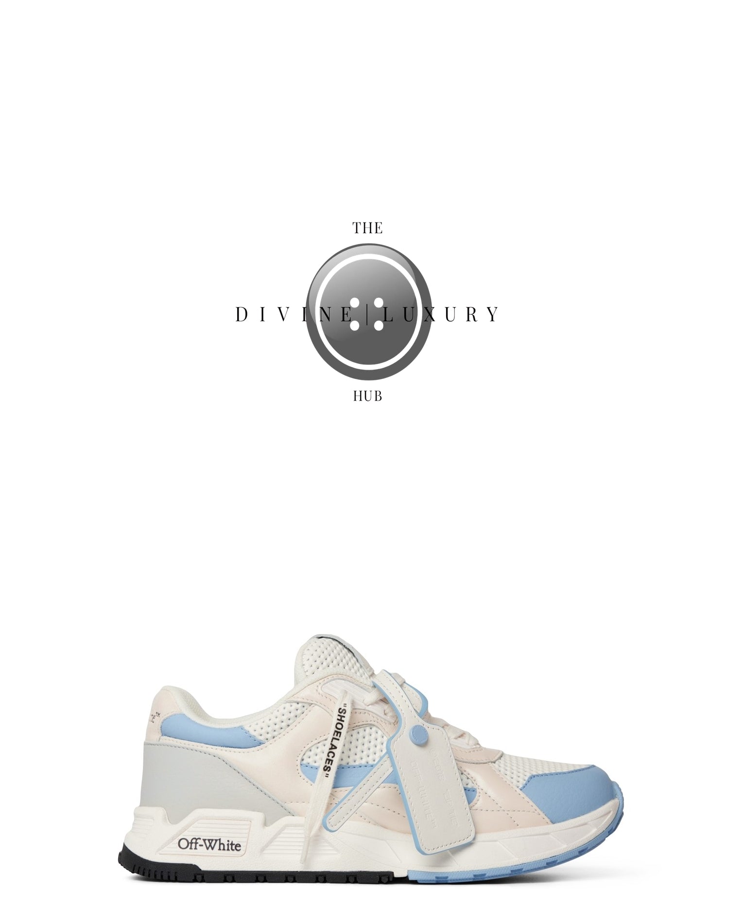 LUXURY HUB OFF WHITE RUNNER B LOW TRAINERS