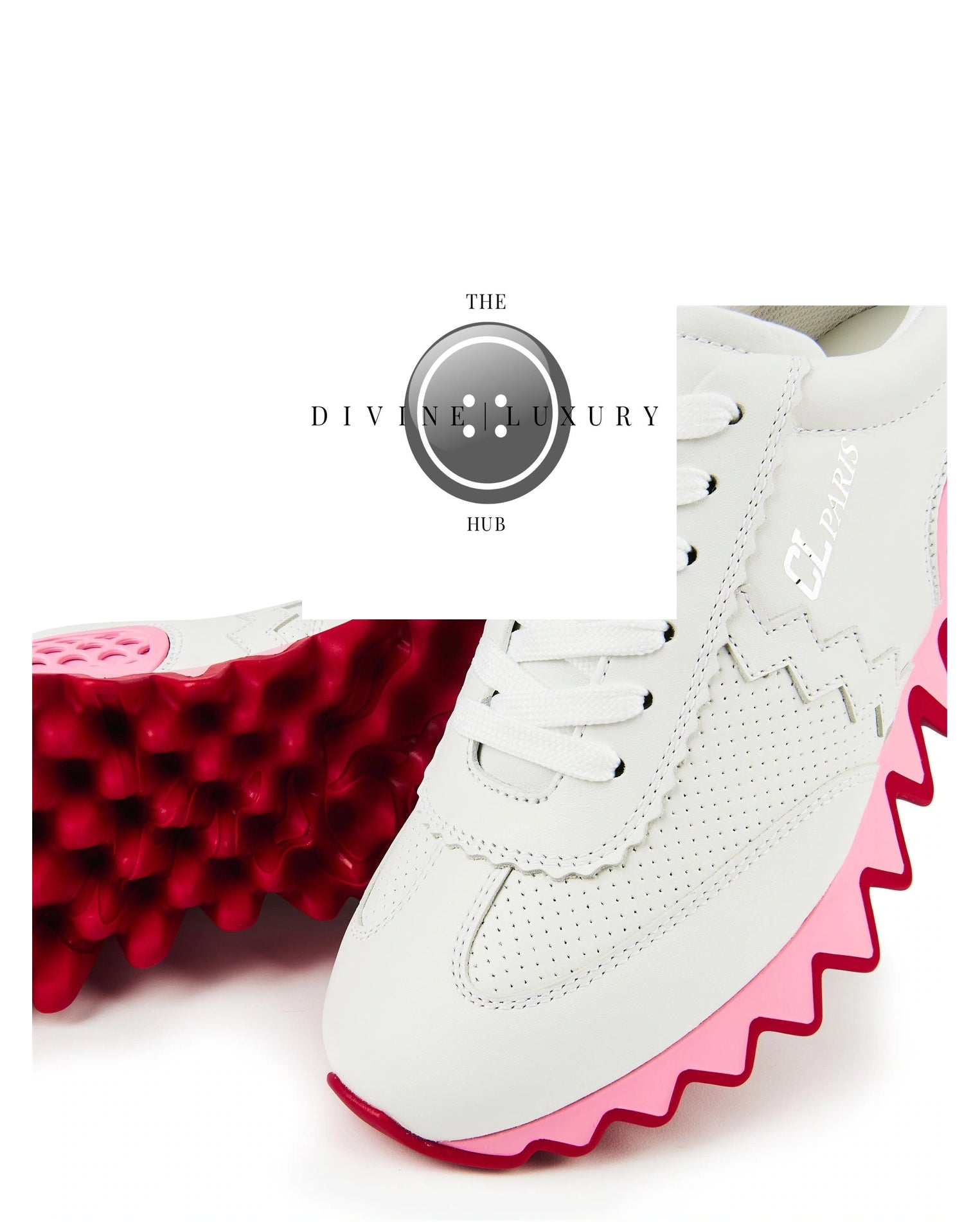 LUXURY HUB CHRISTIAN LOUBOUTIN LOUBISHARK TRAINERS WOMENS