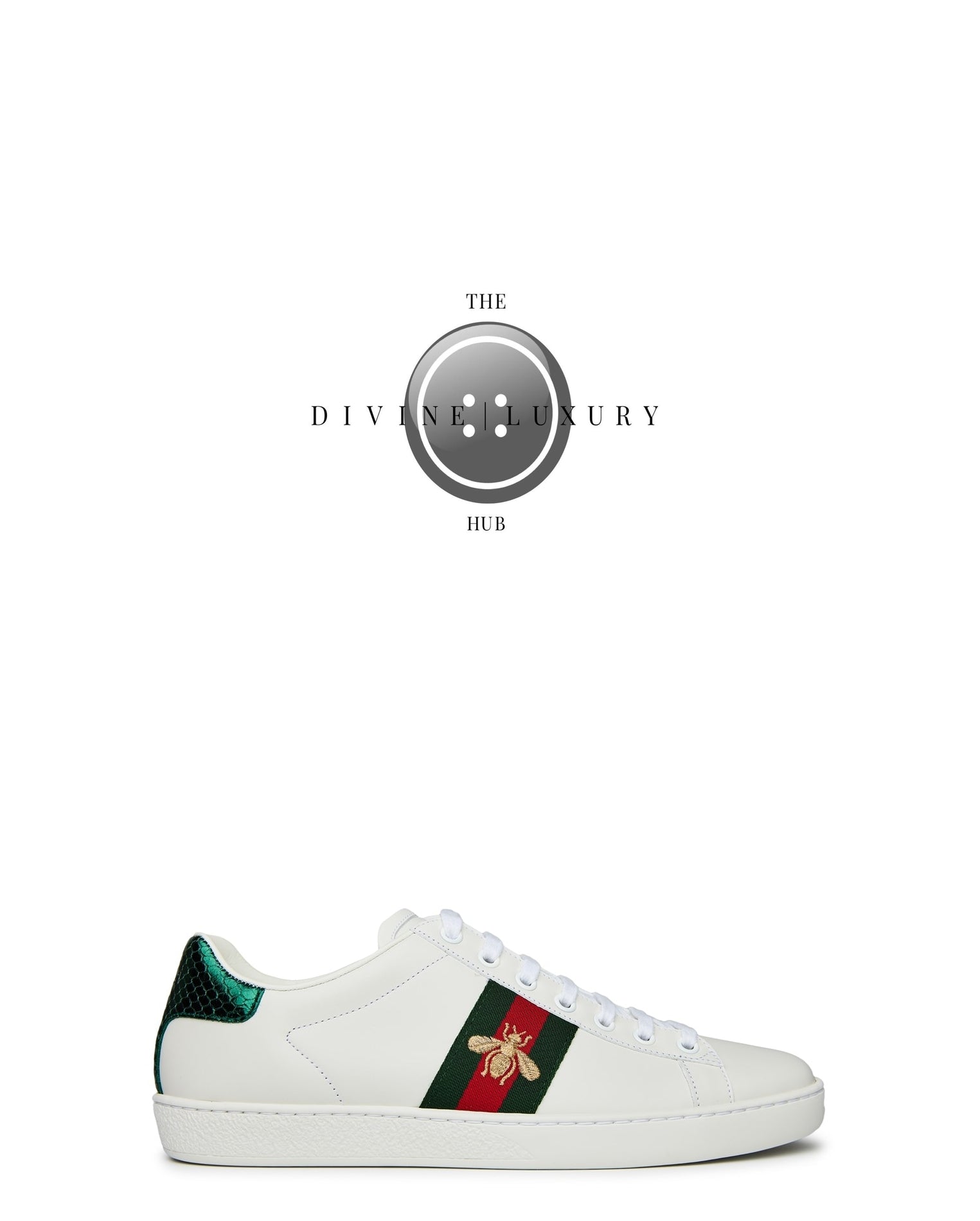 LUXURY HUB GUCCI ACE TRAINERS WITH BEE