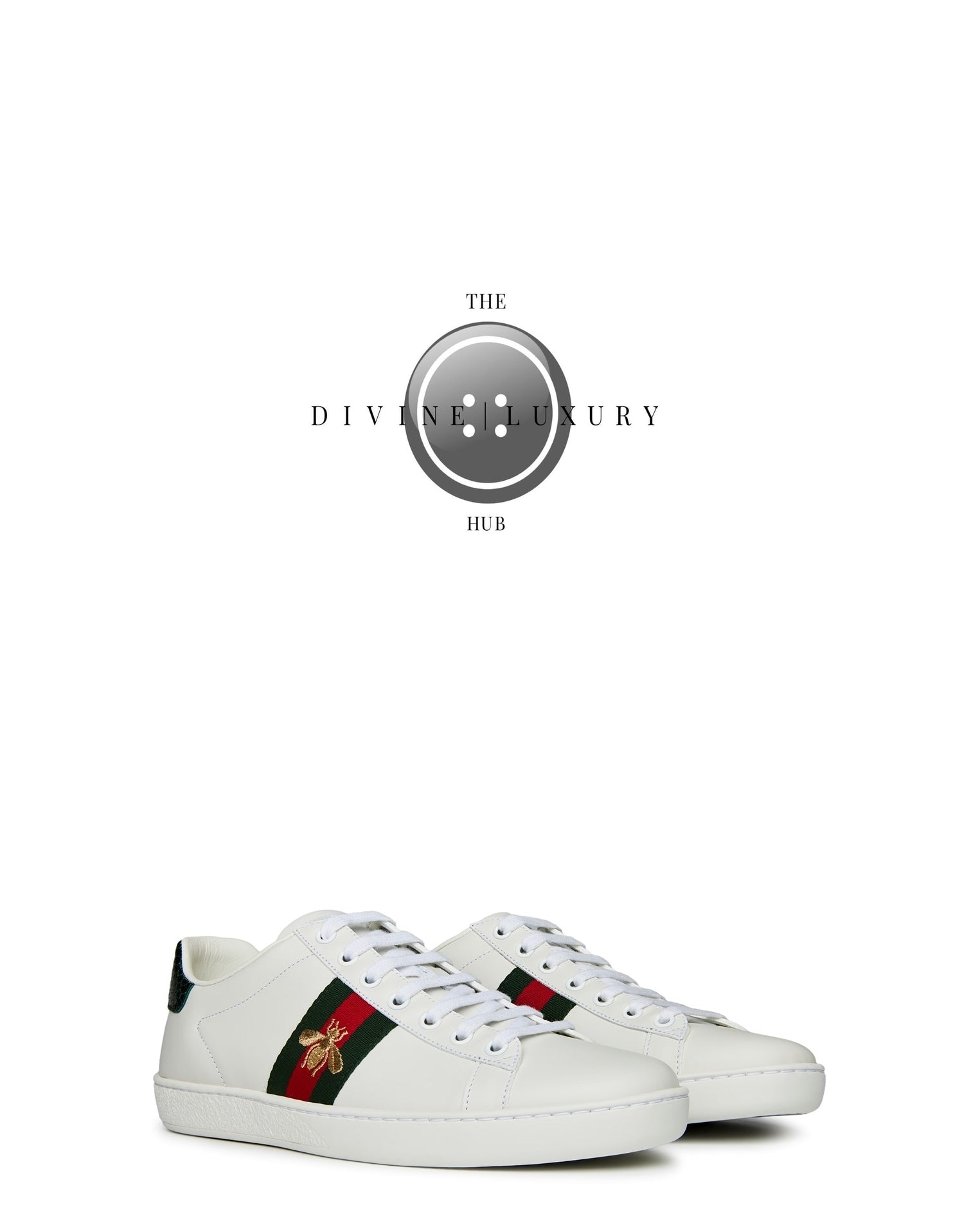 LUXURY HUB GUCCI ACE TRAINERS WITH BEE