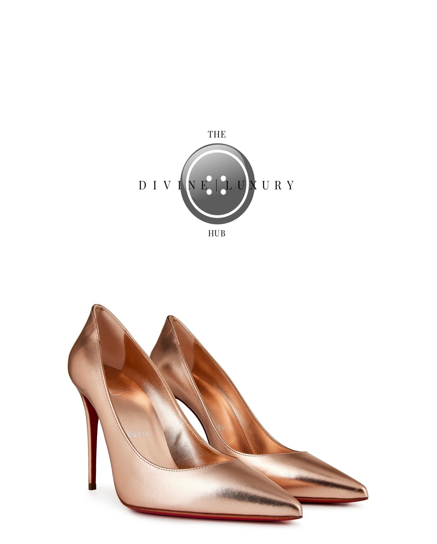 LUXURY HUB CHRISTIAN LOUBOUTIN KATE PATENT HEELS